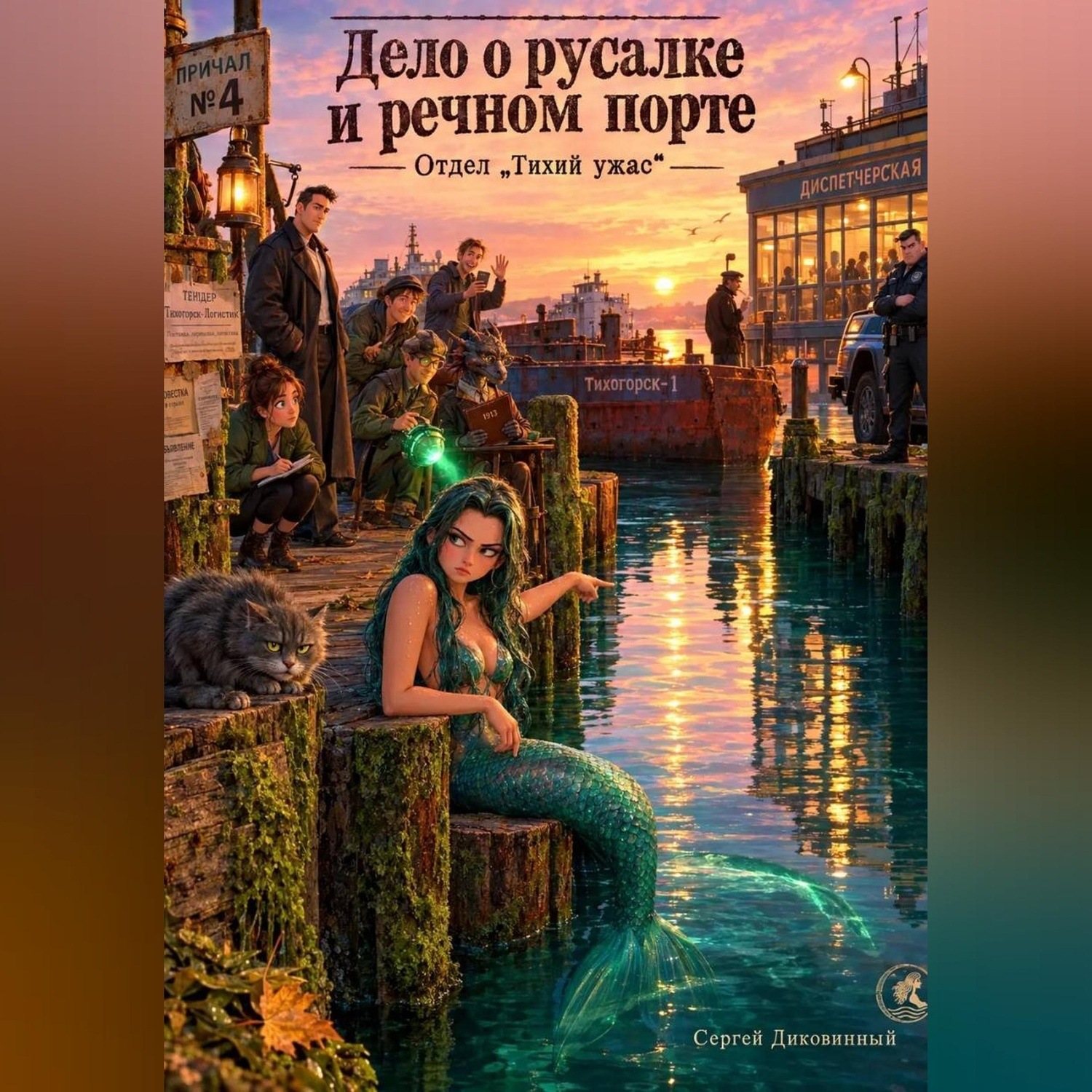 Обложка книги «Дело о русалке и речном порте»