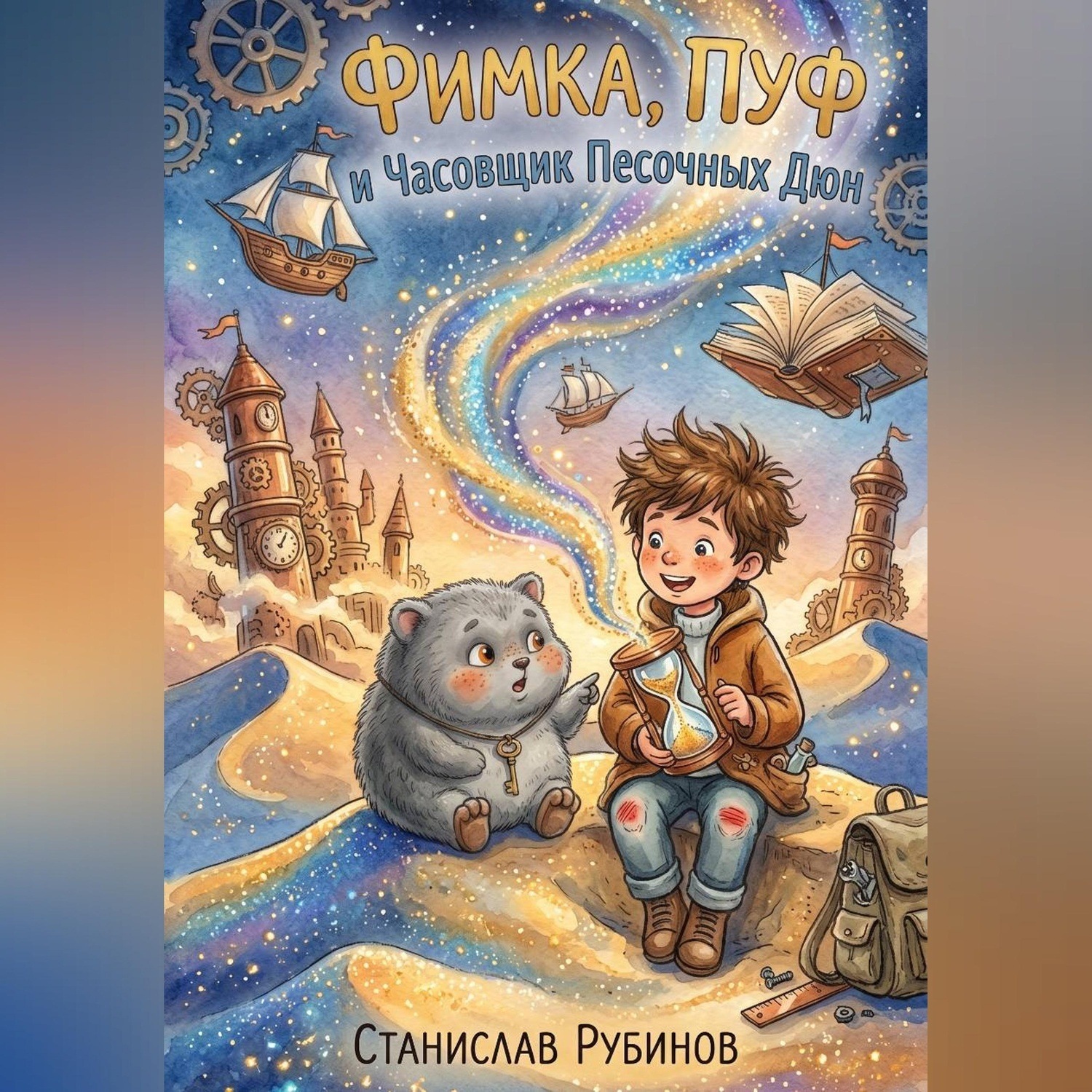 Обложка книги «Фимка, Пуф и Часовщик Песочных Дюн (Книга Третья)»
