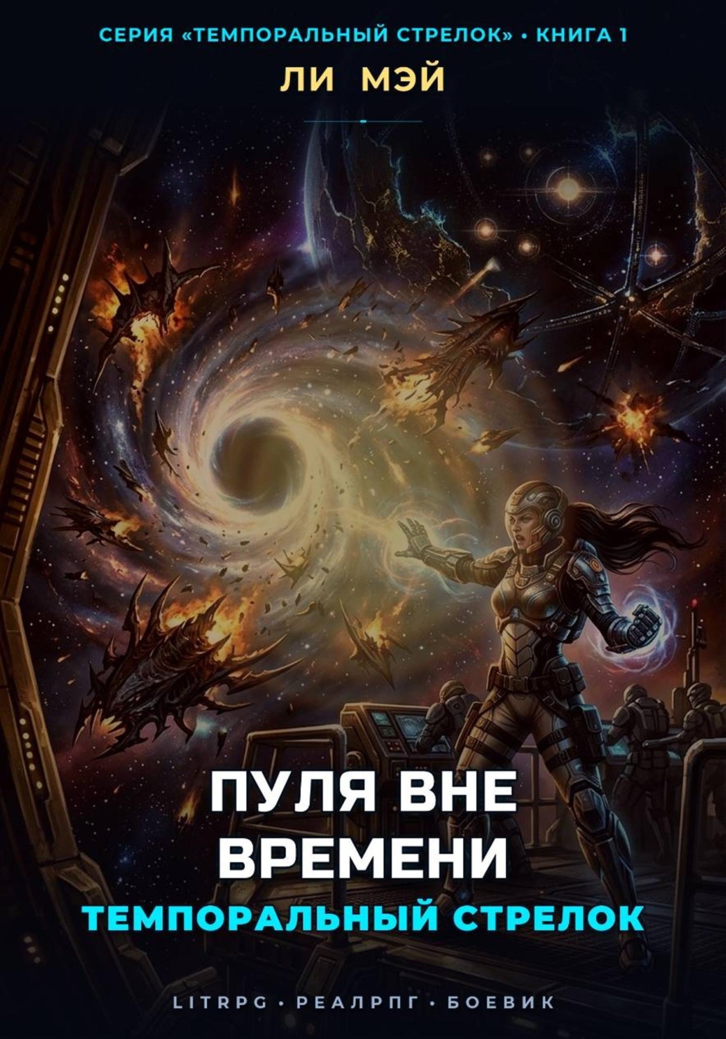 Обложка книги «Темпоральный Стрелок: Пуля Вне Времени»