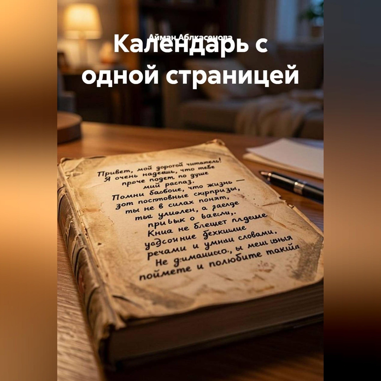 Обложка книги «Календарь с одной страницей»