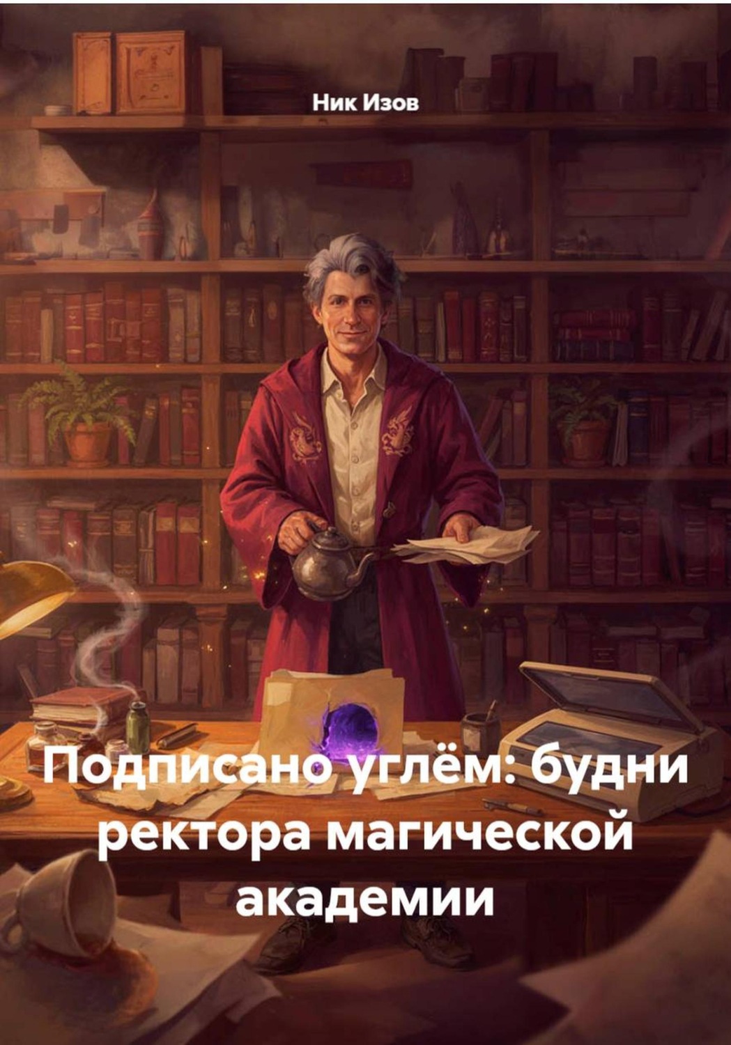 Обложка книги «Подписано углём: будни ректора магической академии»