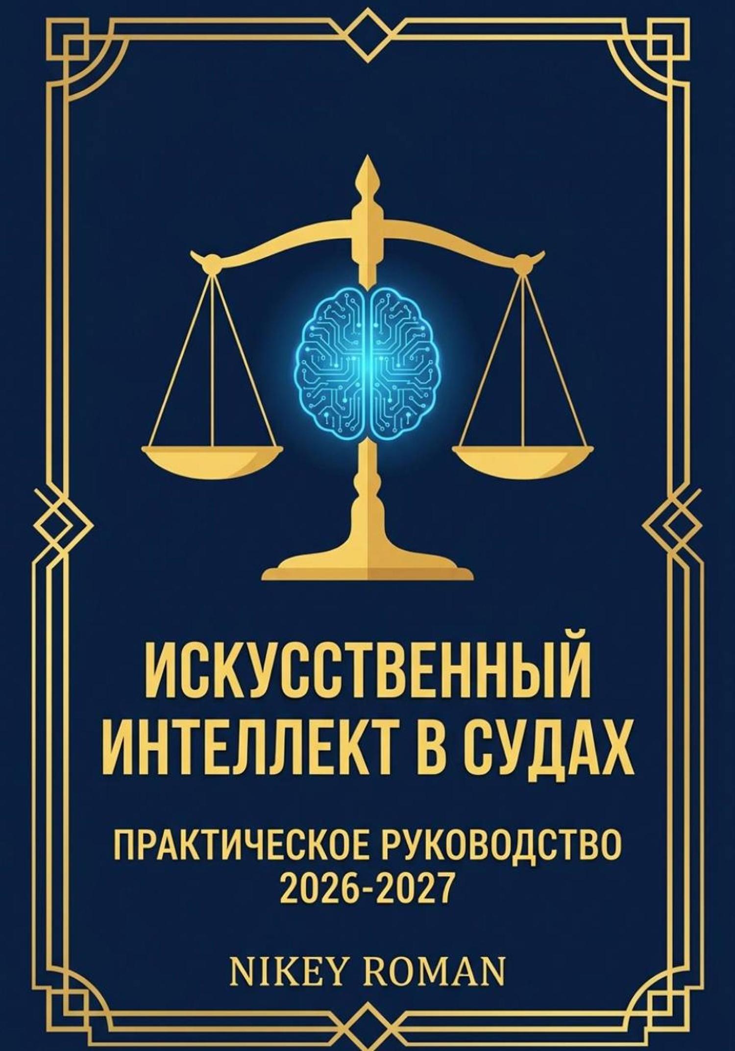 Обложка книги «ИИ в Судах РФ 2027»