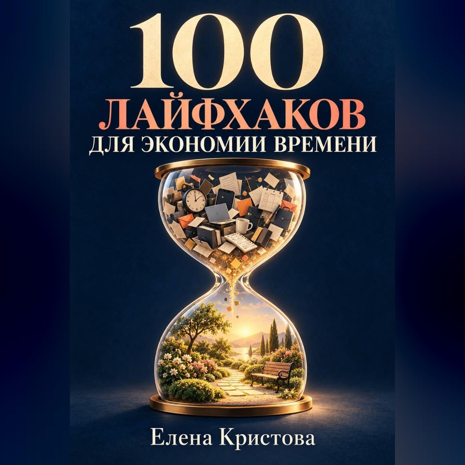 Обложка книги «100 лайфхаков для экономии времени»