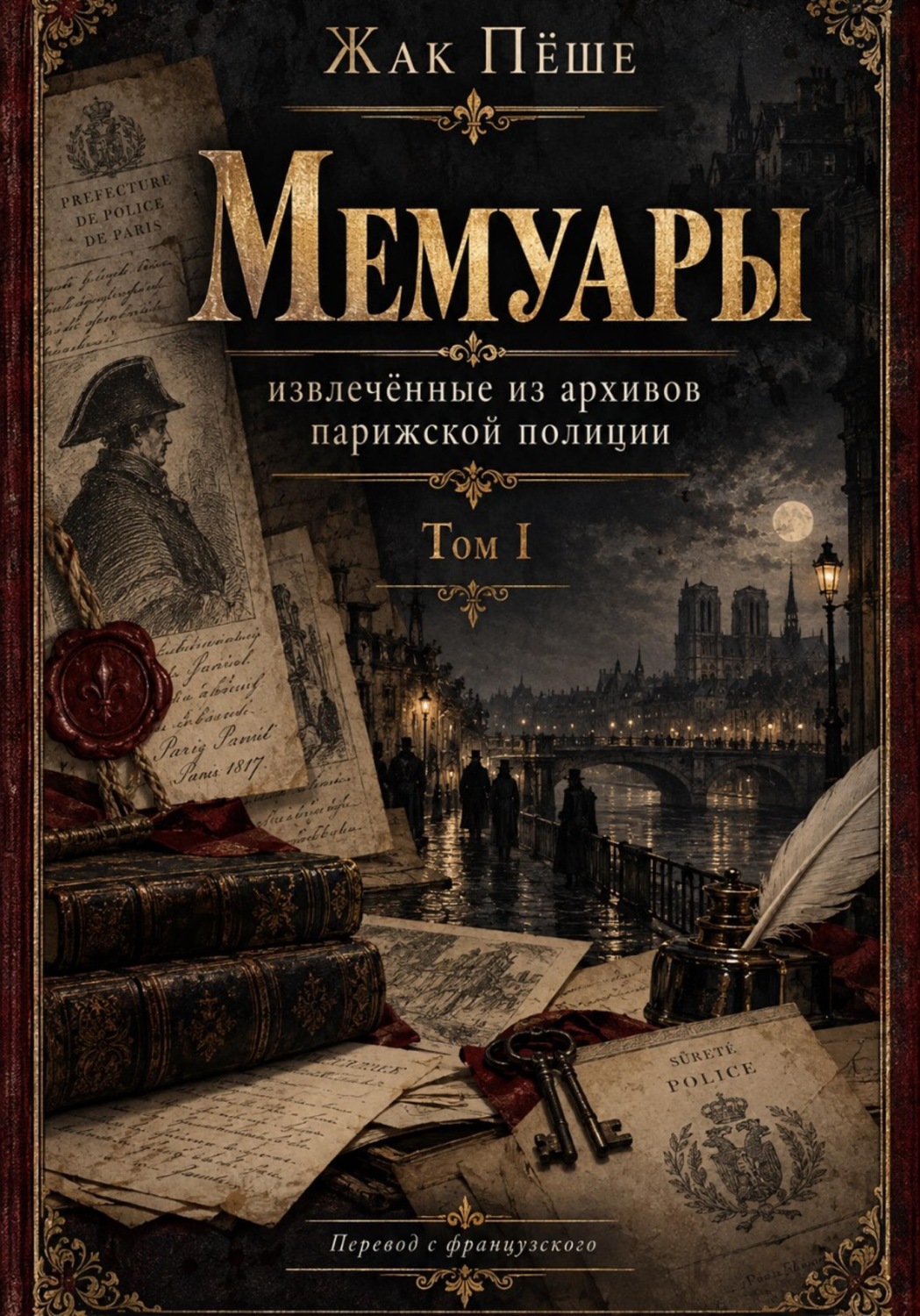 Обложка книги «Мемуары, извлеченные из архивов французской полиции. Том I»