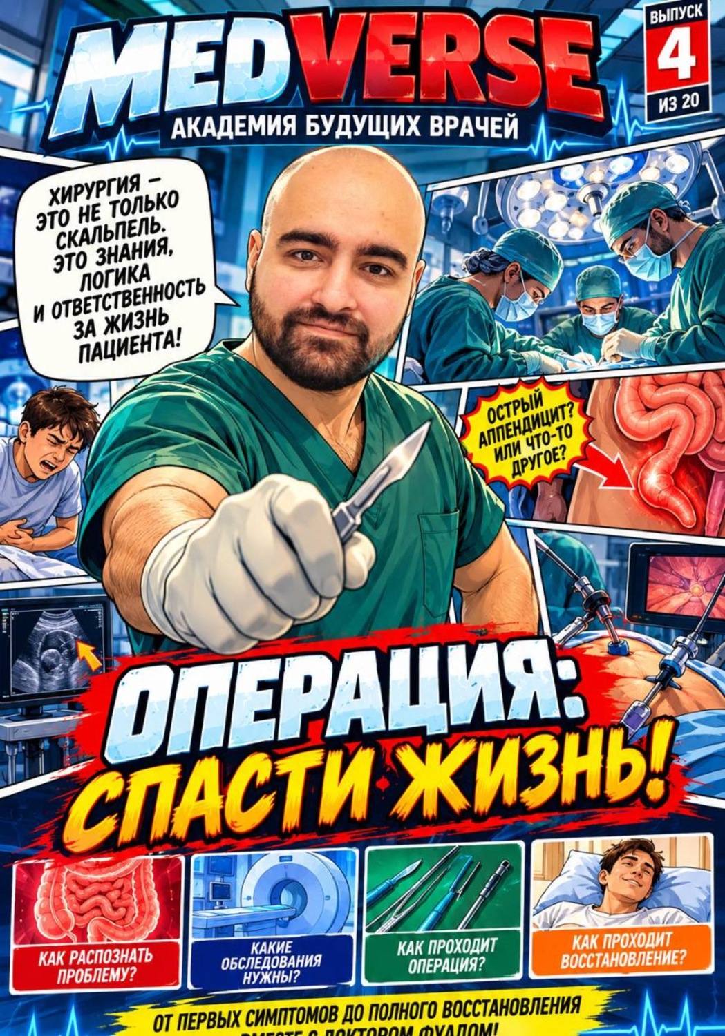 Обложка книги «Операция: Спасти жизнь!»