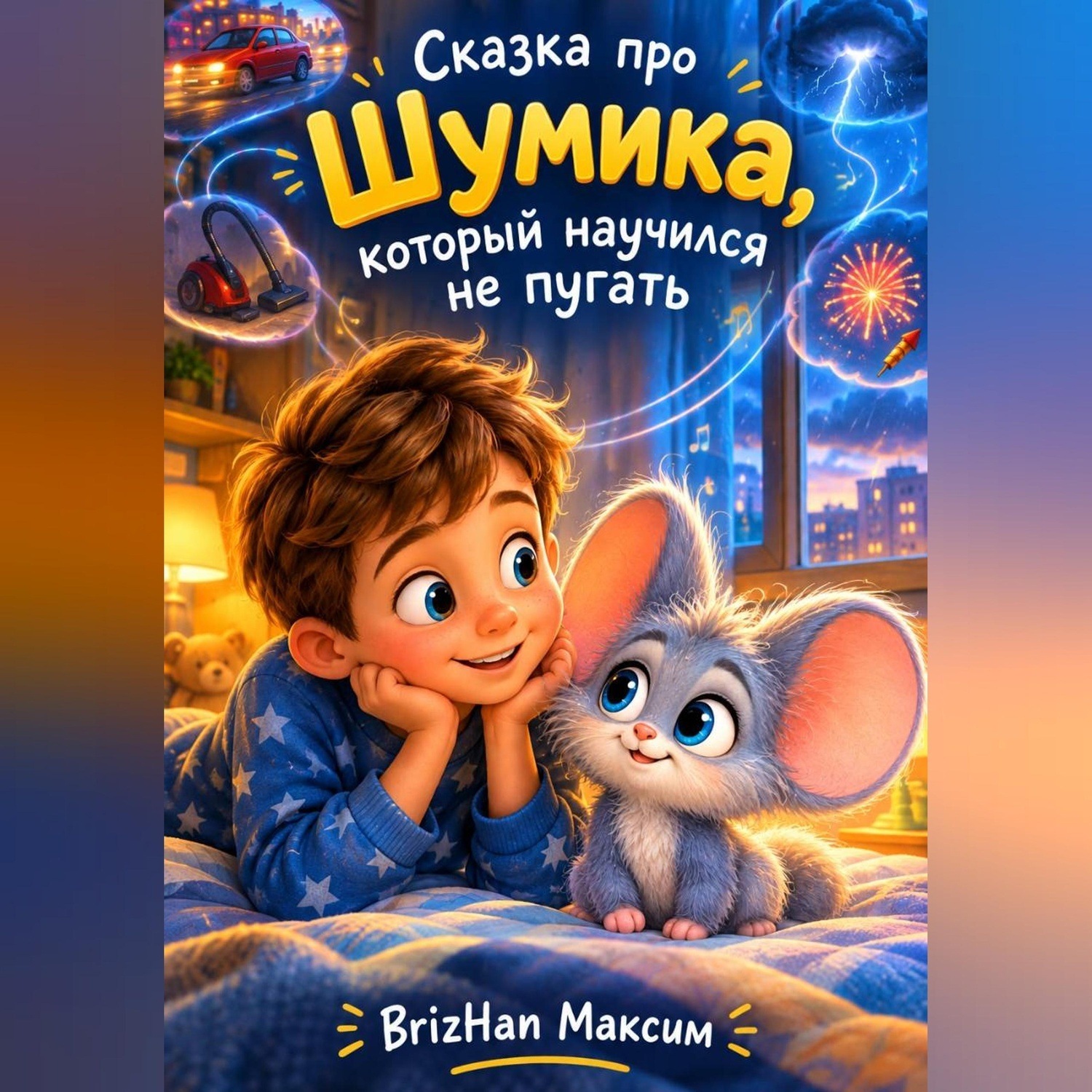 Обложка книги «Сказка про Шумика, который научился не пугать»
