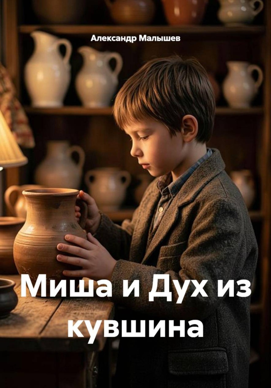 Обложка книги «Миша и Дух из кувшина»
