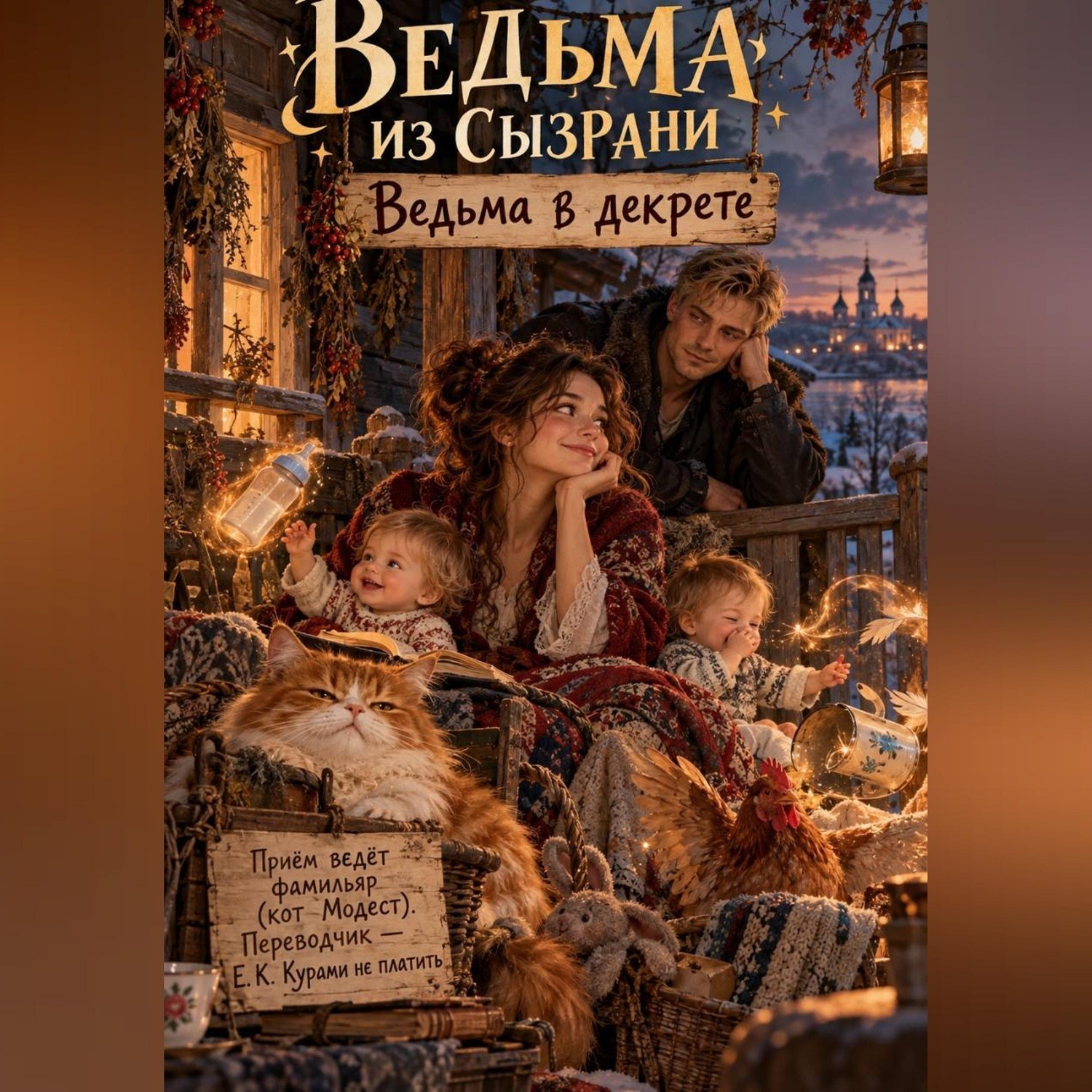 Обложка книги «Ведьма из Сызрани. Ведьма в декрете»