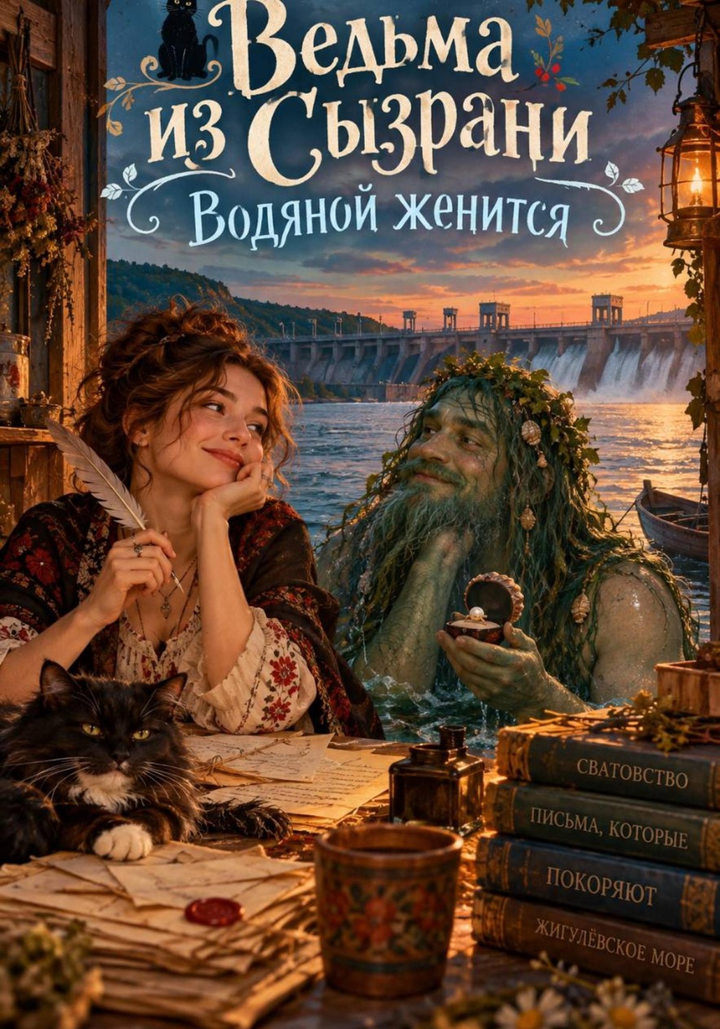 Обложка книги «Ведьма из Сызрани. Водяной женится»