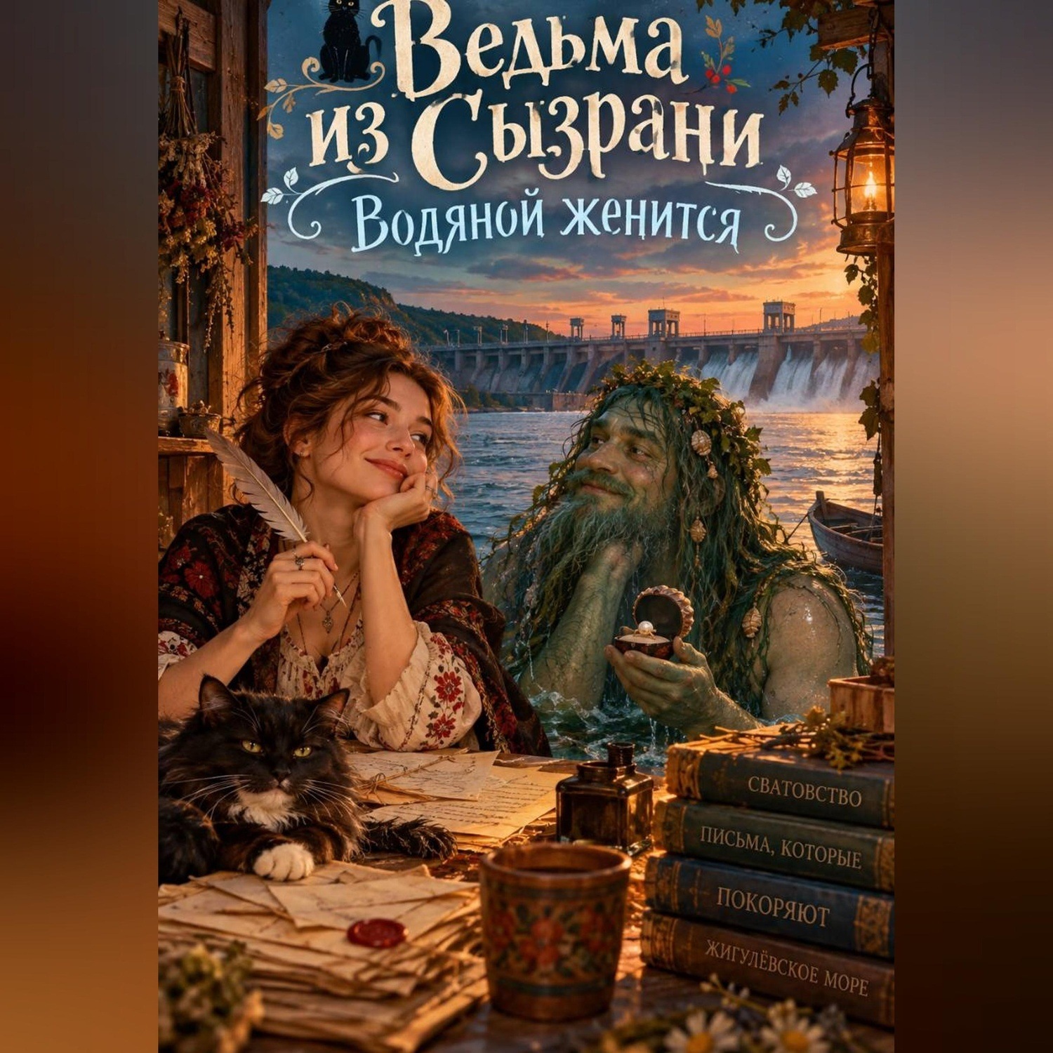 Обложка книги «Ведьма из Сызрани. Водяной женится»