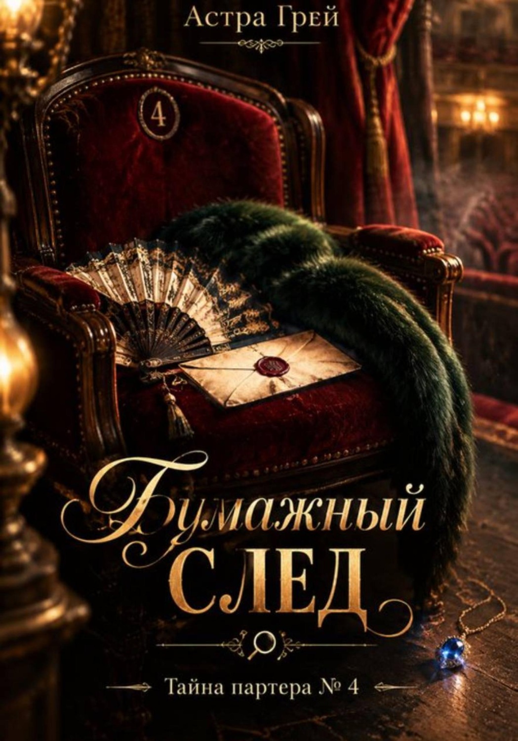 Обложка книги «Бумажный след. Тайна партера 4»