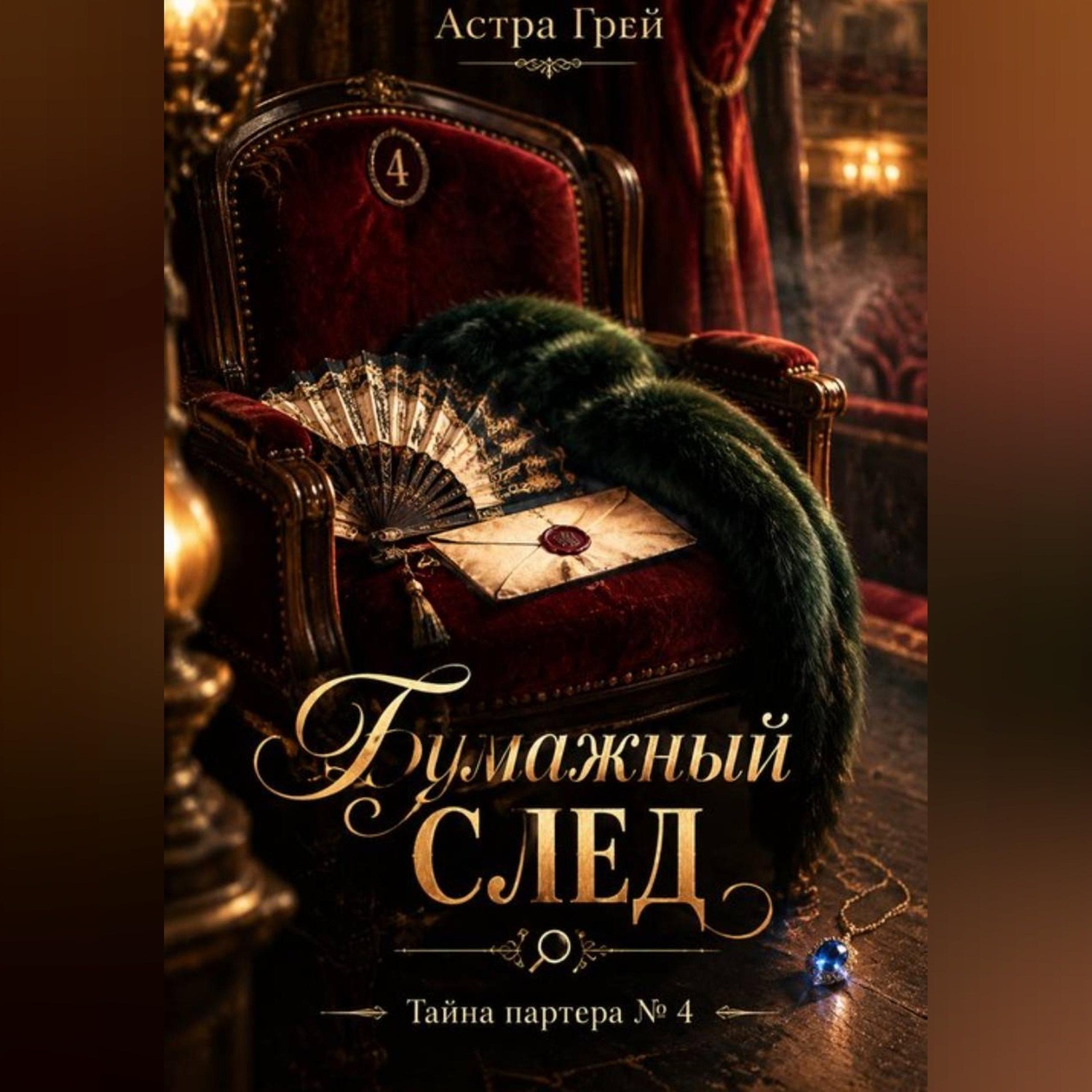 Обложка книги «Бумажный след. Тайна партера 4»