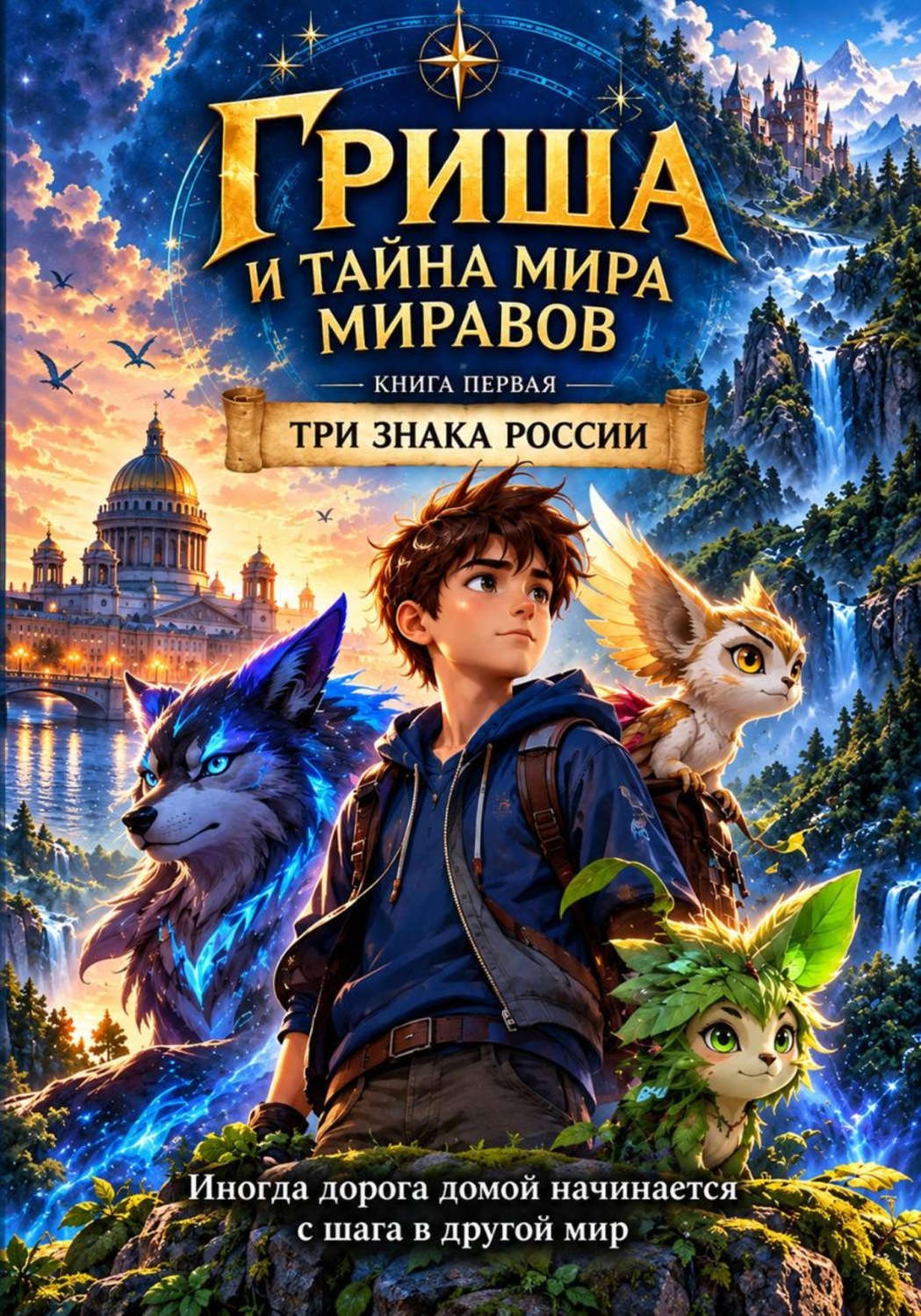 Обложка книги «Гриша и тайна мира Миравов»