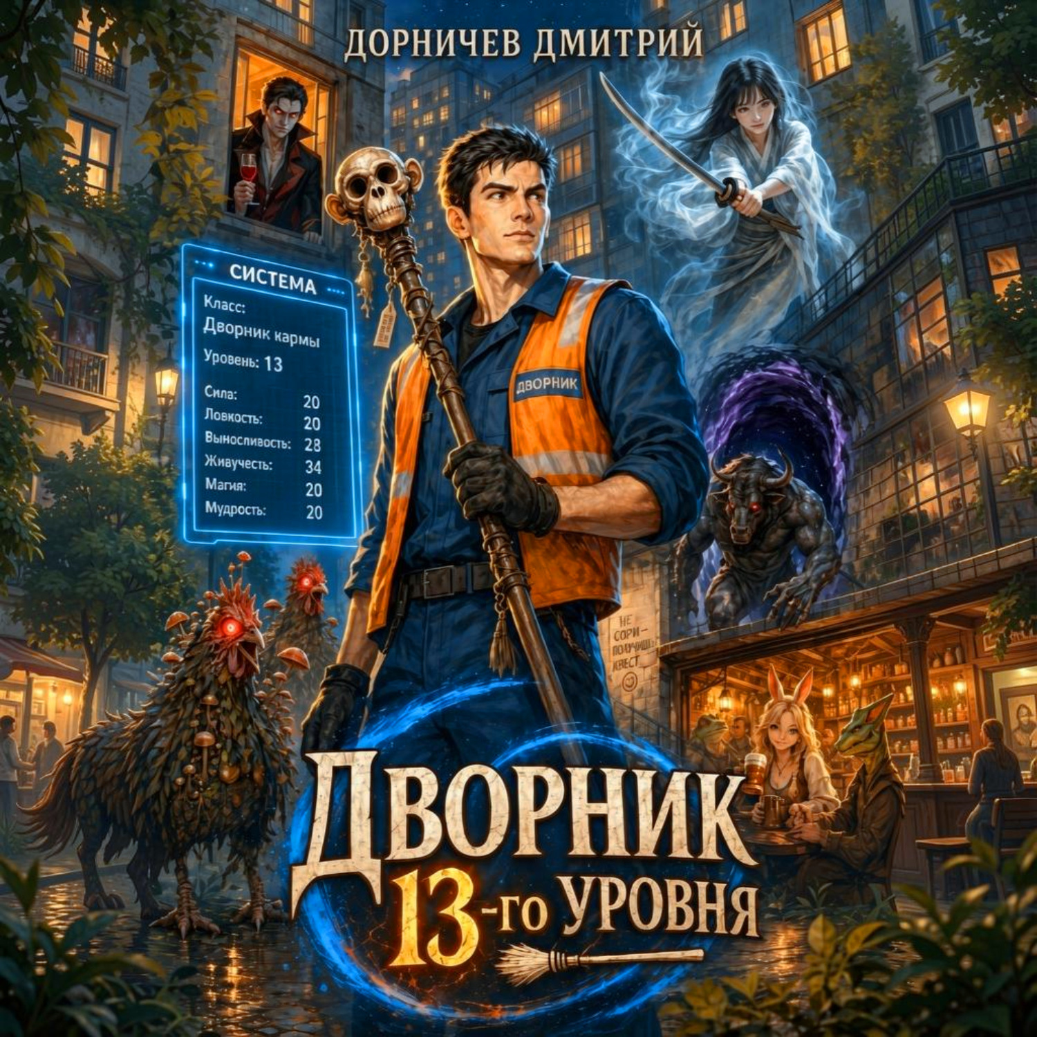 Обложка книги «Дворник 13-го уровня. Том 5»