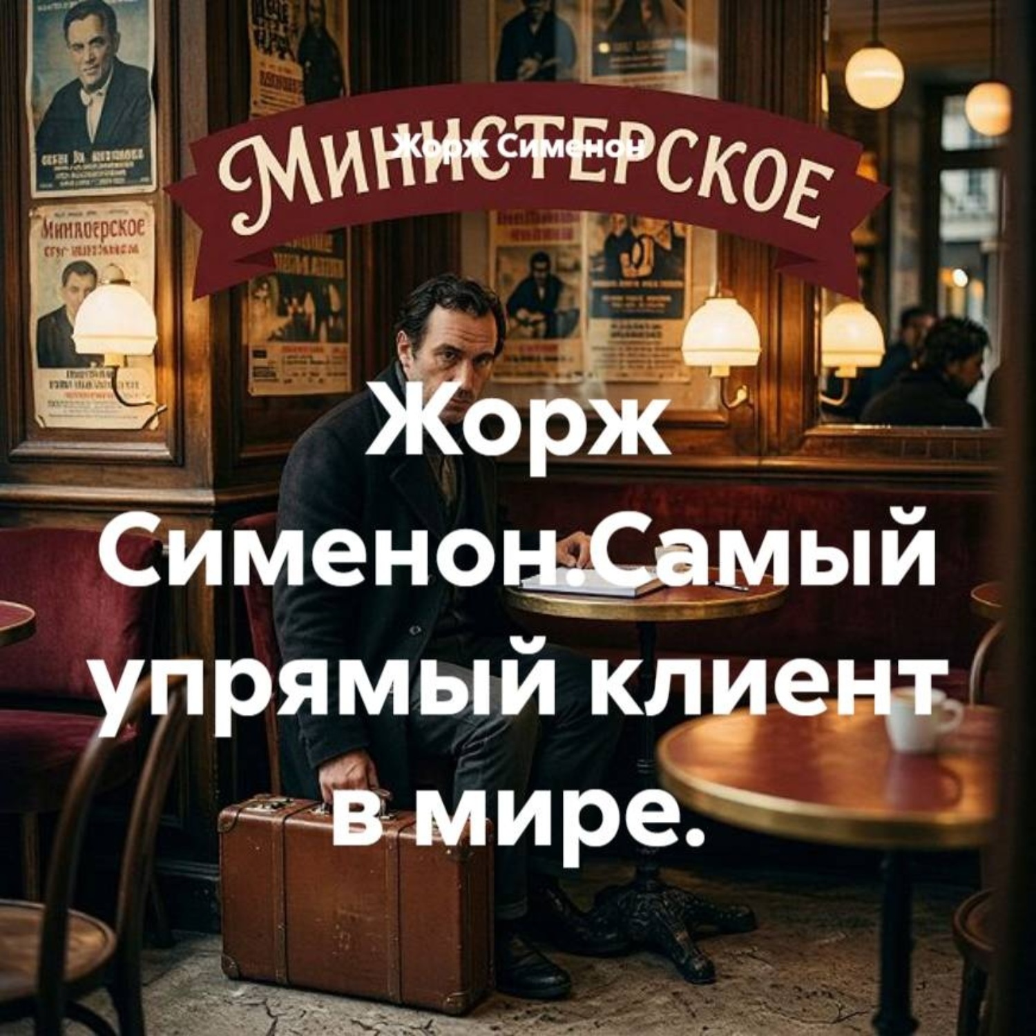 Обложка книги «Жорж Сименон.Самый упрямый клиент в мире.»