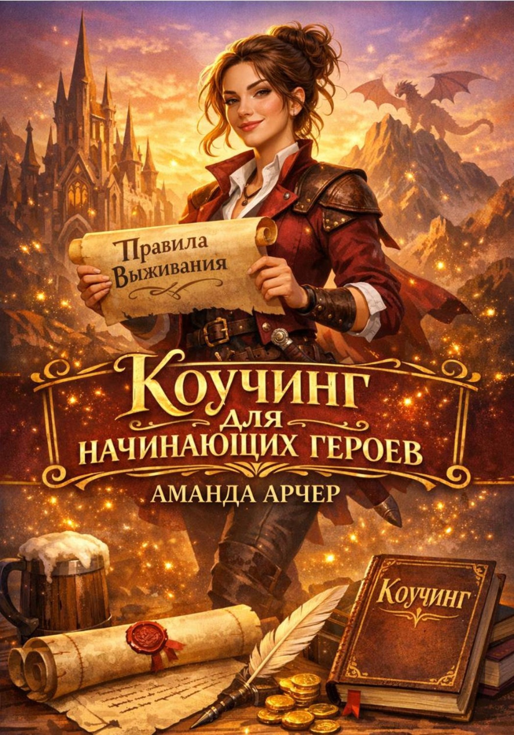 Обложка книги «Коучинг для начинающих героев»