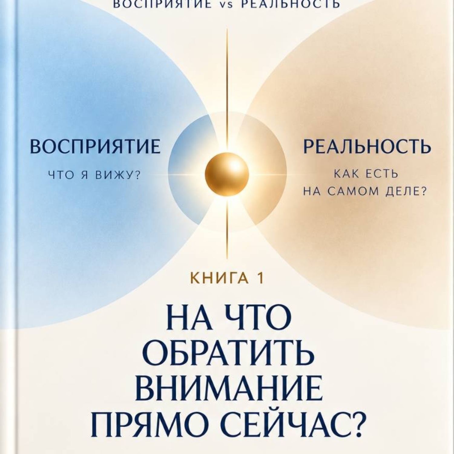 Обложка книги «НА ЧТО ОБРАТИТЬ ВНИМАНИЕ ПРЯМО СЕЙЧАС. Восприятие vs Реальность. Быстрая сверка»