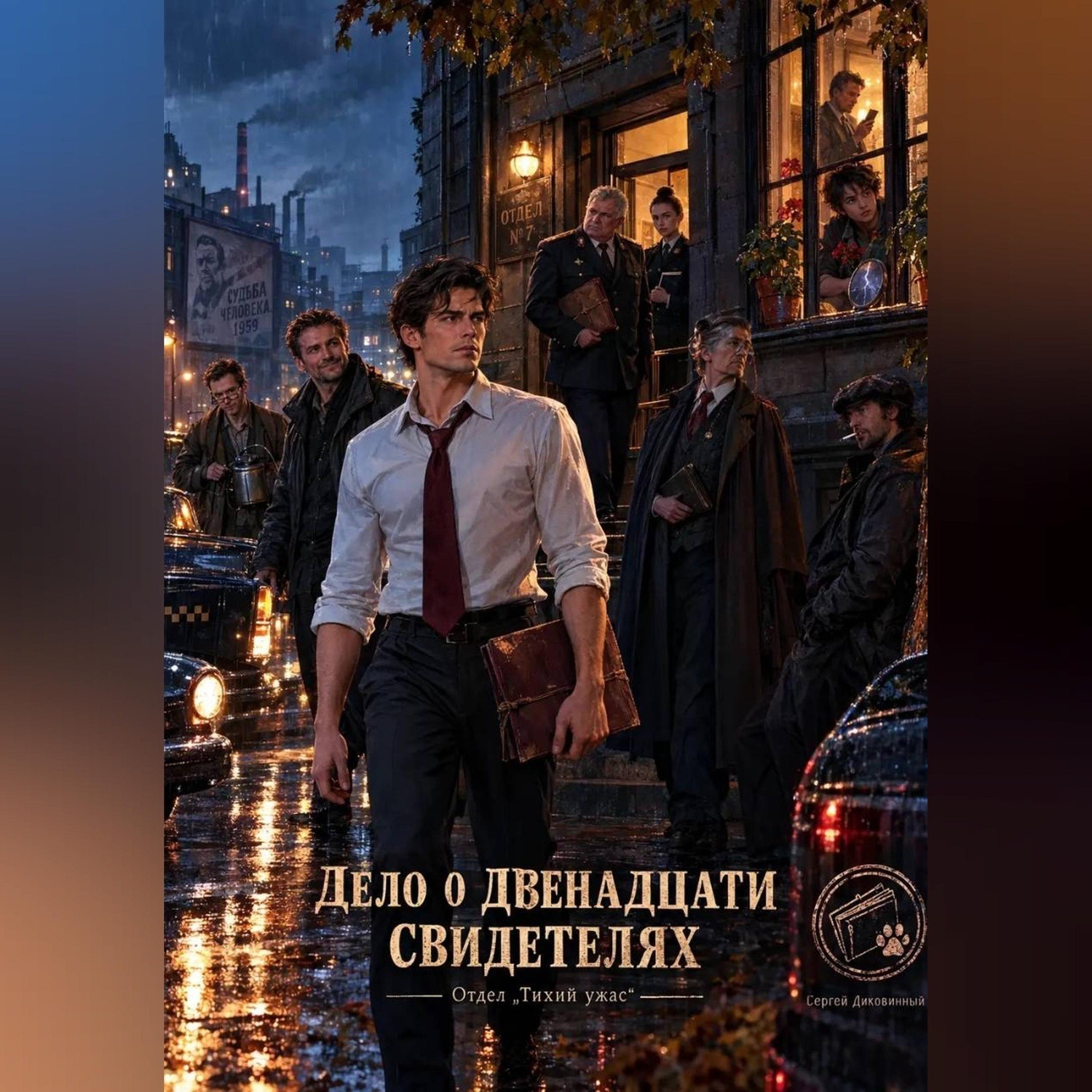 Обложка книги «Дело о двенадцати свидетелях»