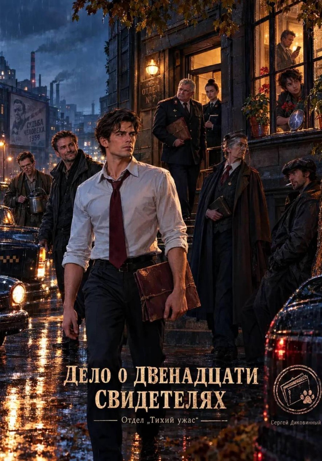 Обложка книги «Дело о двенадцати свидетелях»
