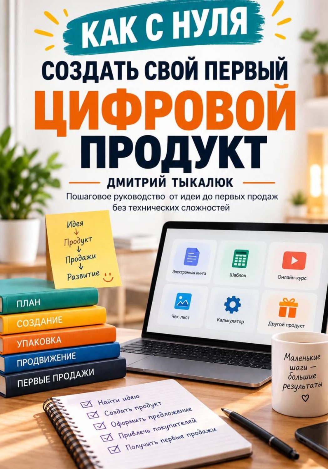 Обложка книги «Как с нуля создать свой первый цифровой продукт»