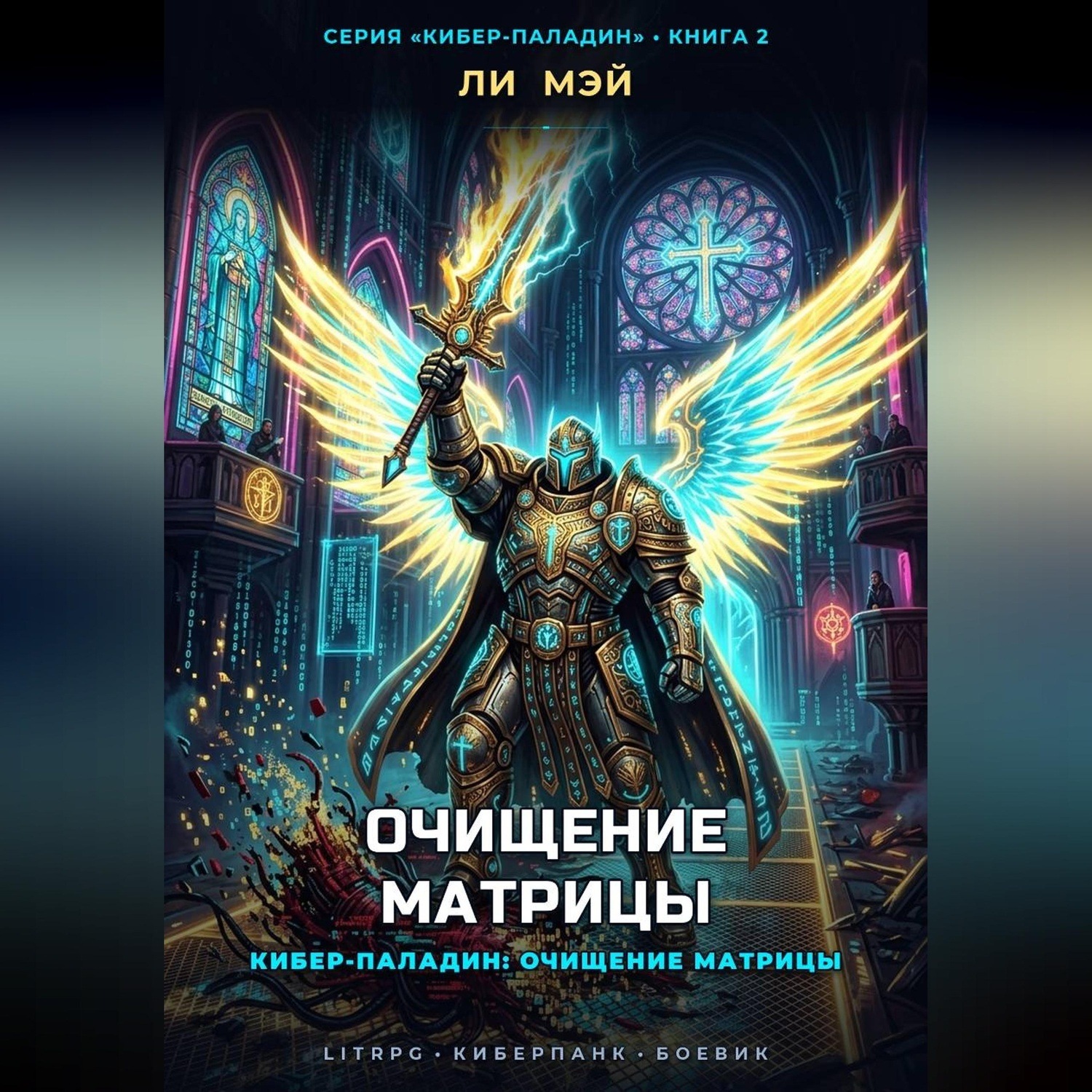Обложка книги «Кибер-Паладин: Очищение Матрицы»