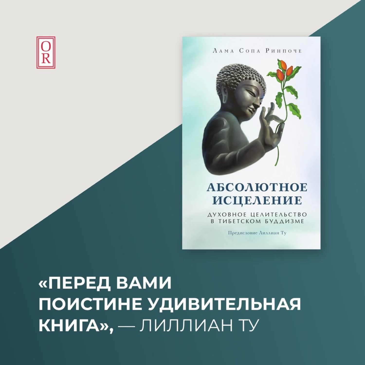 Обложка книги «Абсолютное исцеление. Духовное целительство в тибетском буддизме»