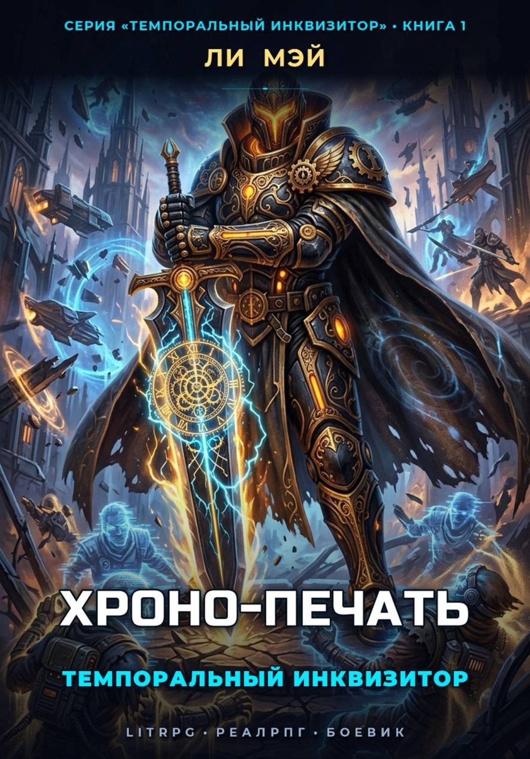 Обложка книги «Темпоральный Инквизитор: Хроно-Печать»