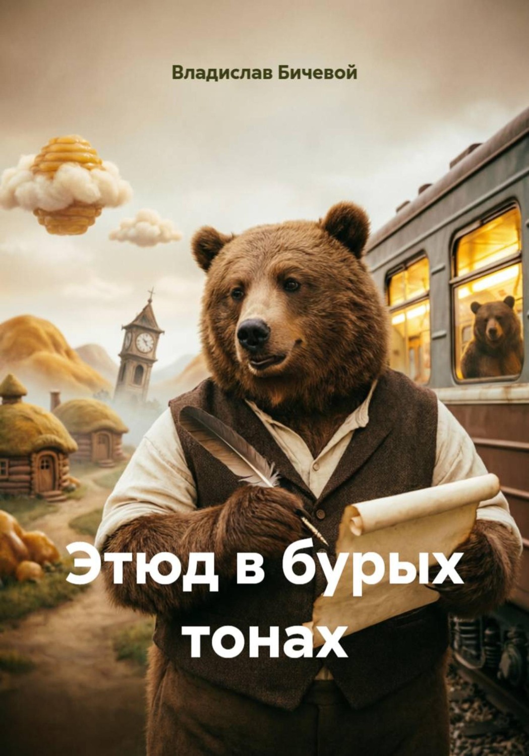 Обложка книги «Этюд в бурых тонах»