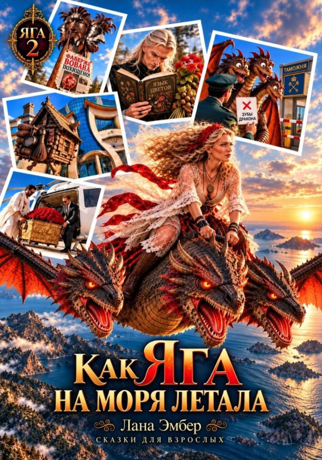 Обложка книги «КАК ЯГА НА МОРЯ ЛЕТАЛА»