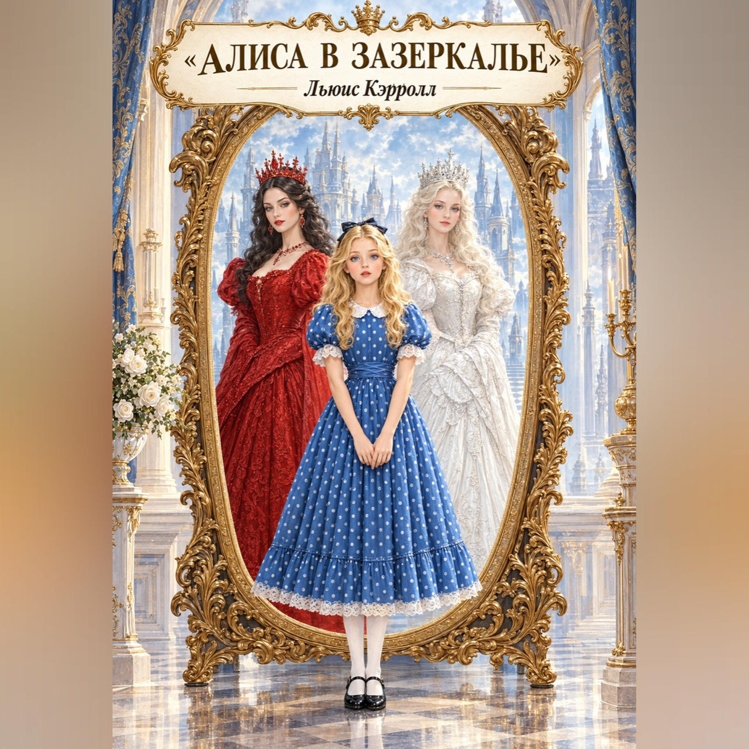 Обложка книги «Алиса в Зазеркалье»