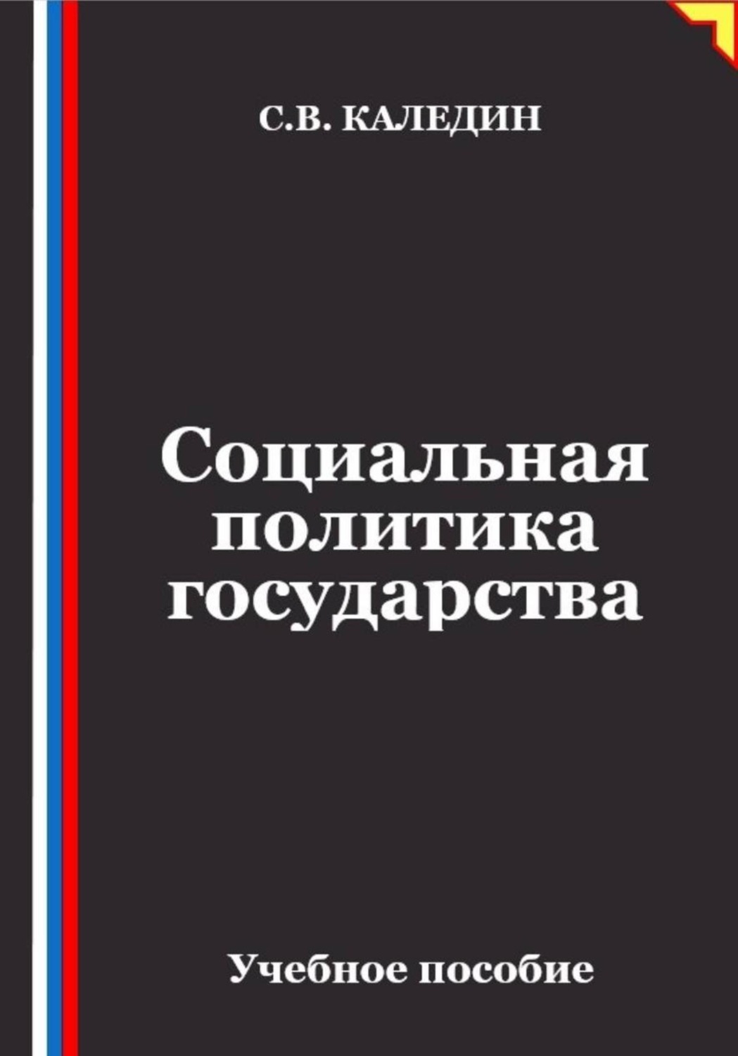 Обложка книги «Социальная политика государства»