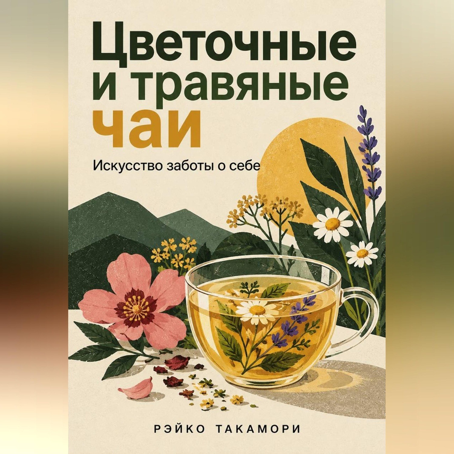 Обложка книги «Цветочные и травяные чаи. Искусство заботы о себе»