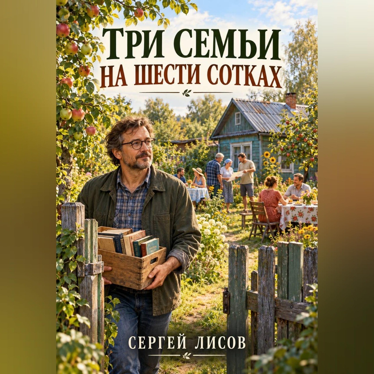 Обложка книги «Три семьи на шести сотках»