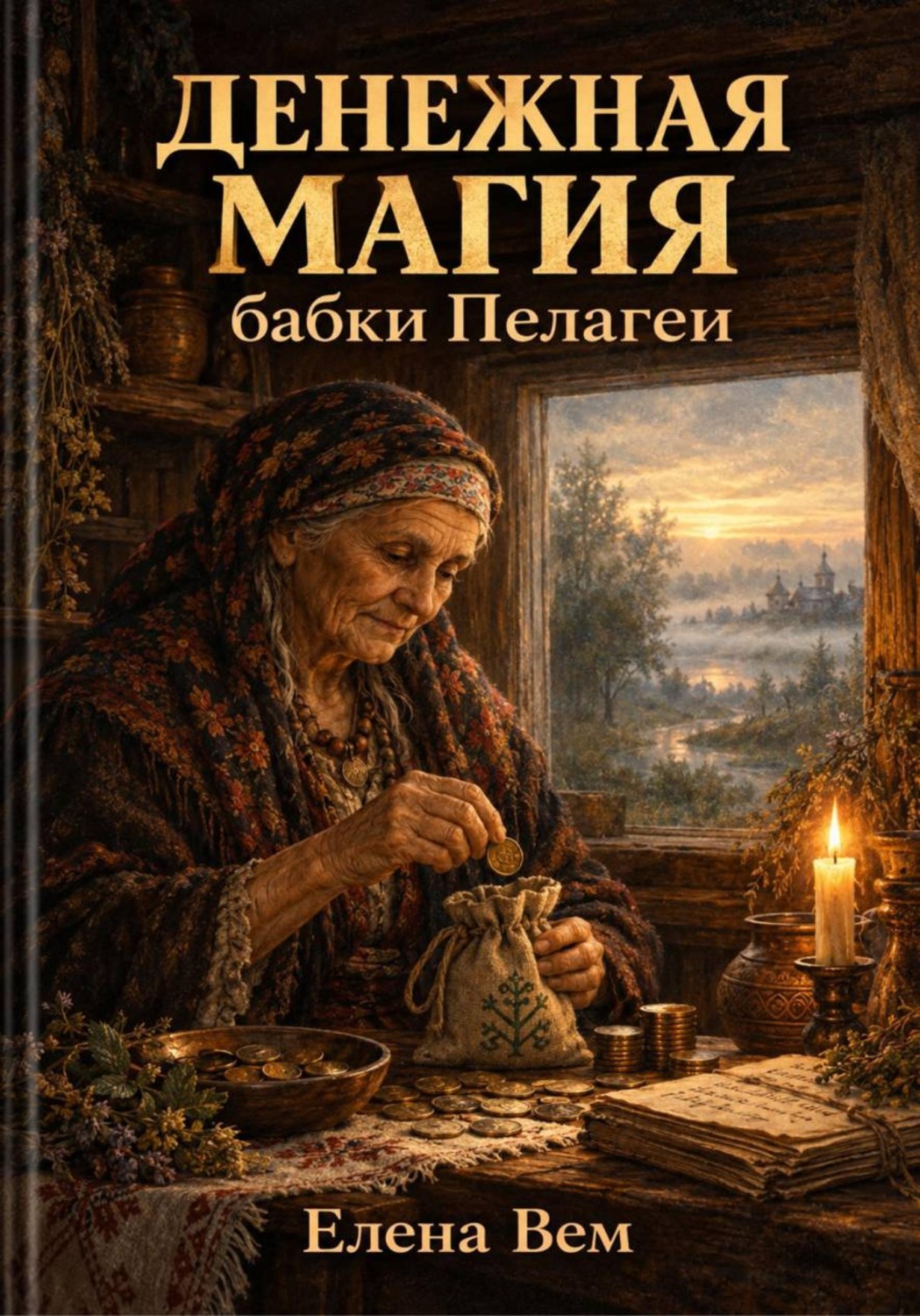 Обложка книги «Денежная магия бабки Пелагеи»
