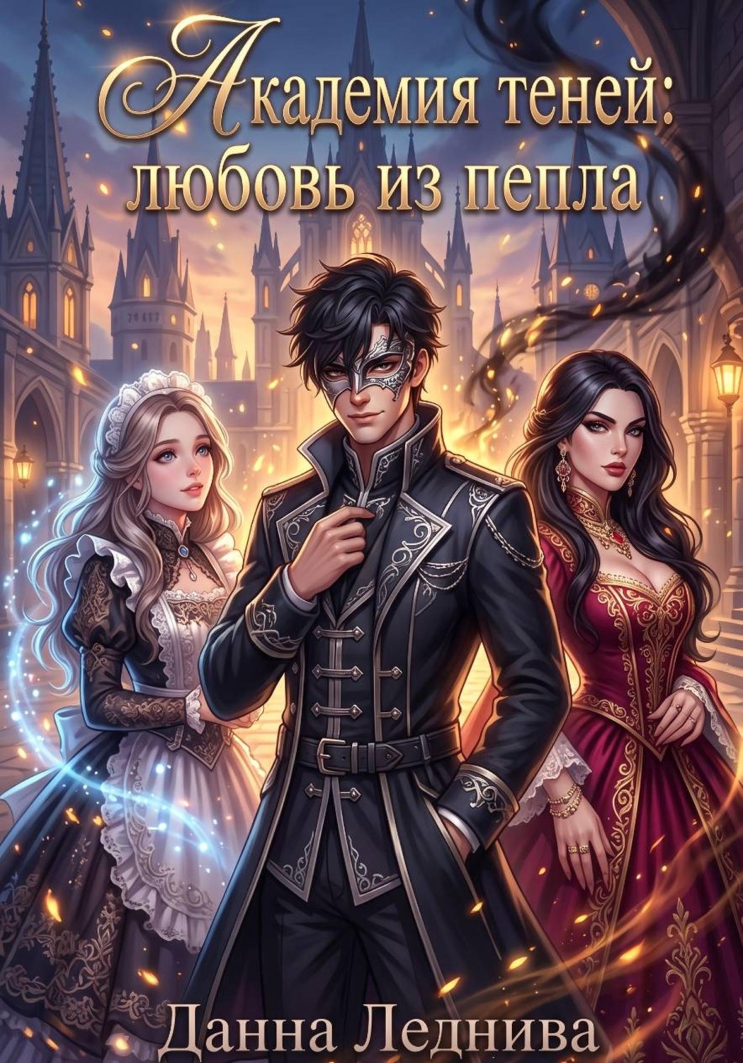 Обложка книги «Академия теней: любовь из пепла»