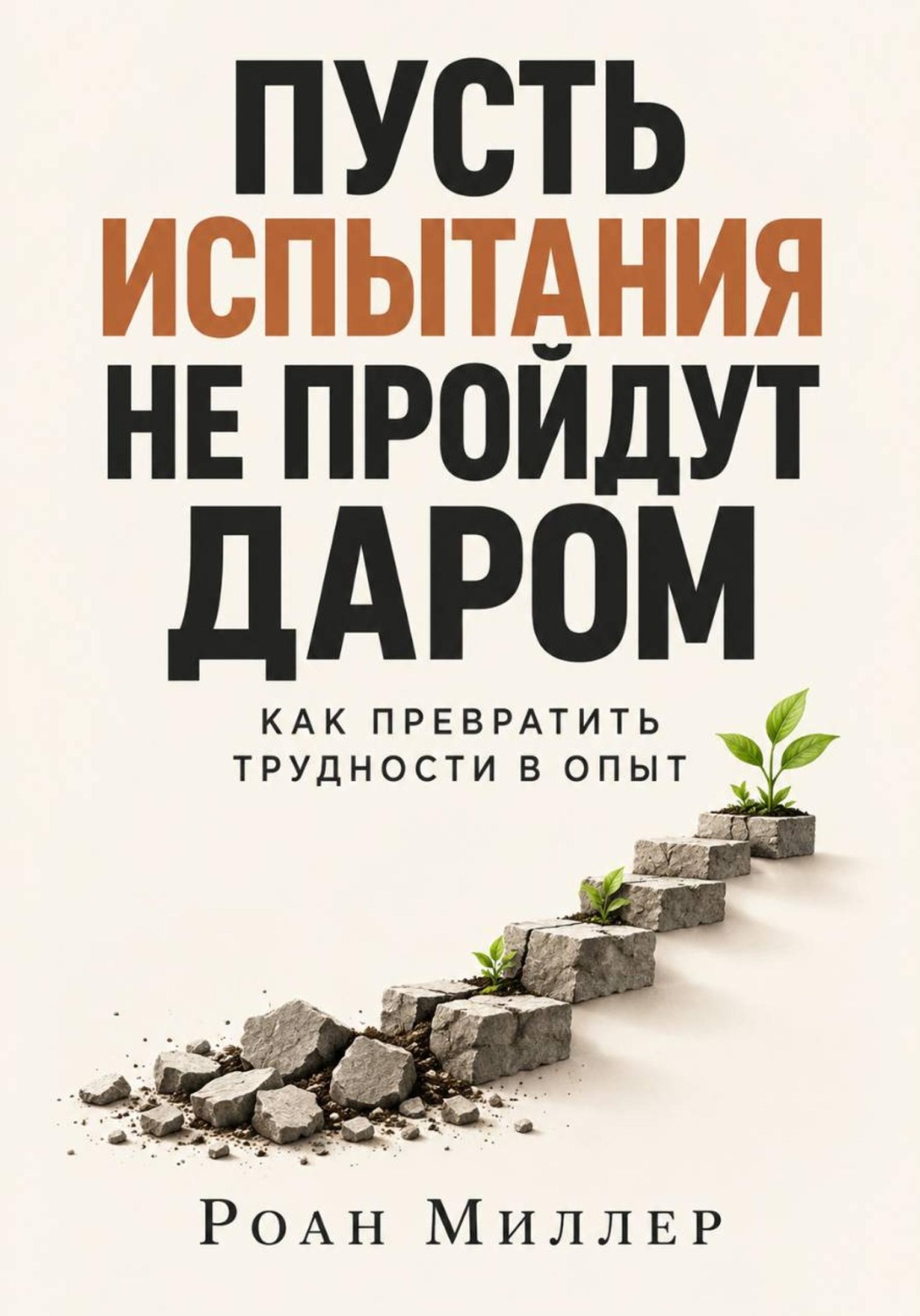Обложка книги «Пусть испытания не пройдут даром. Как превратить трудности в опыт»