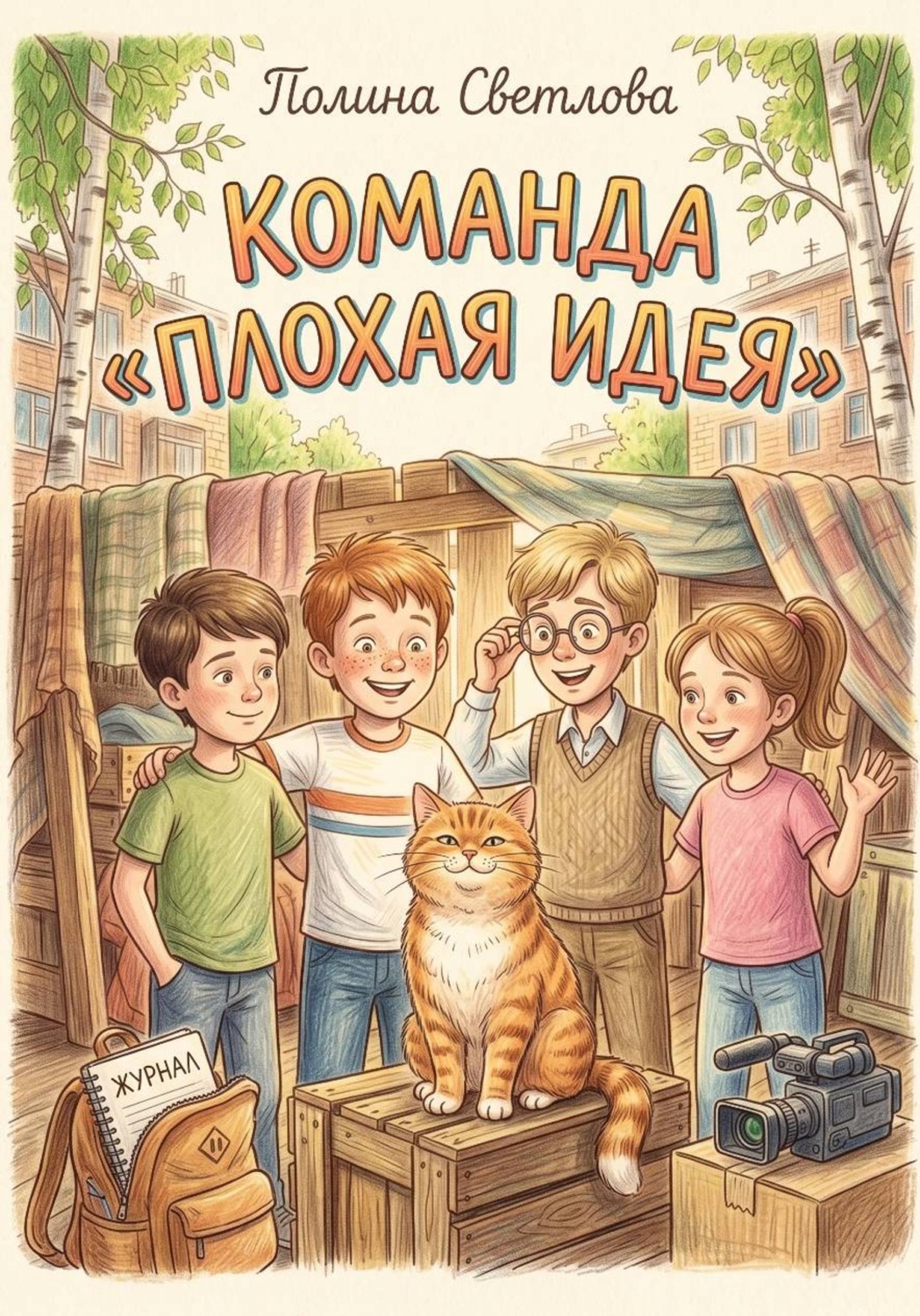 Обложка книги «Команда "Плохая идея"»