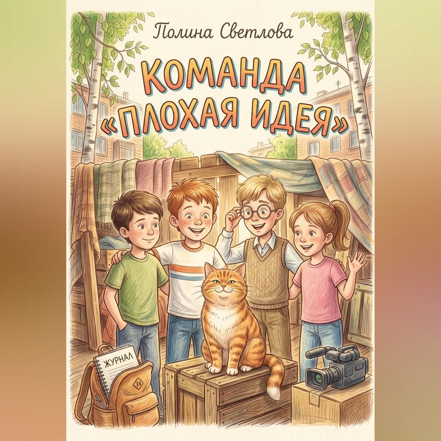 Обложка книги «Команда «Плохая идея»»