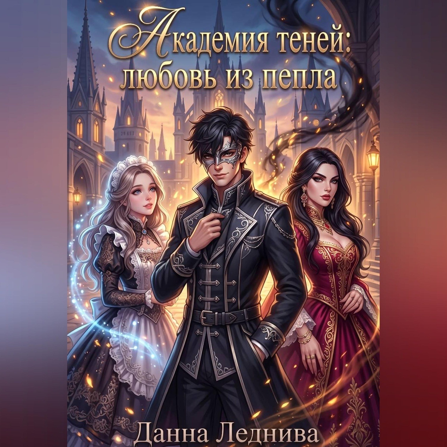 Обложка книги «Академия теней: любовь из пепла»