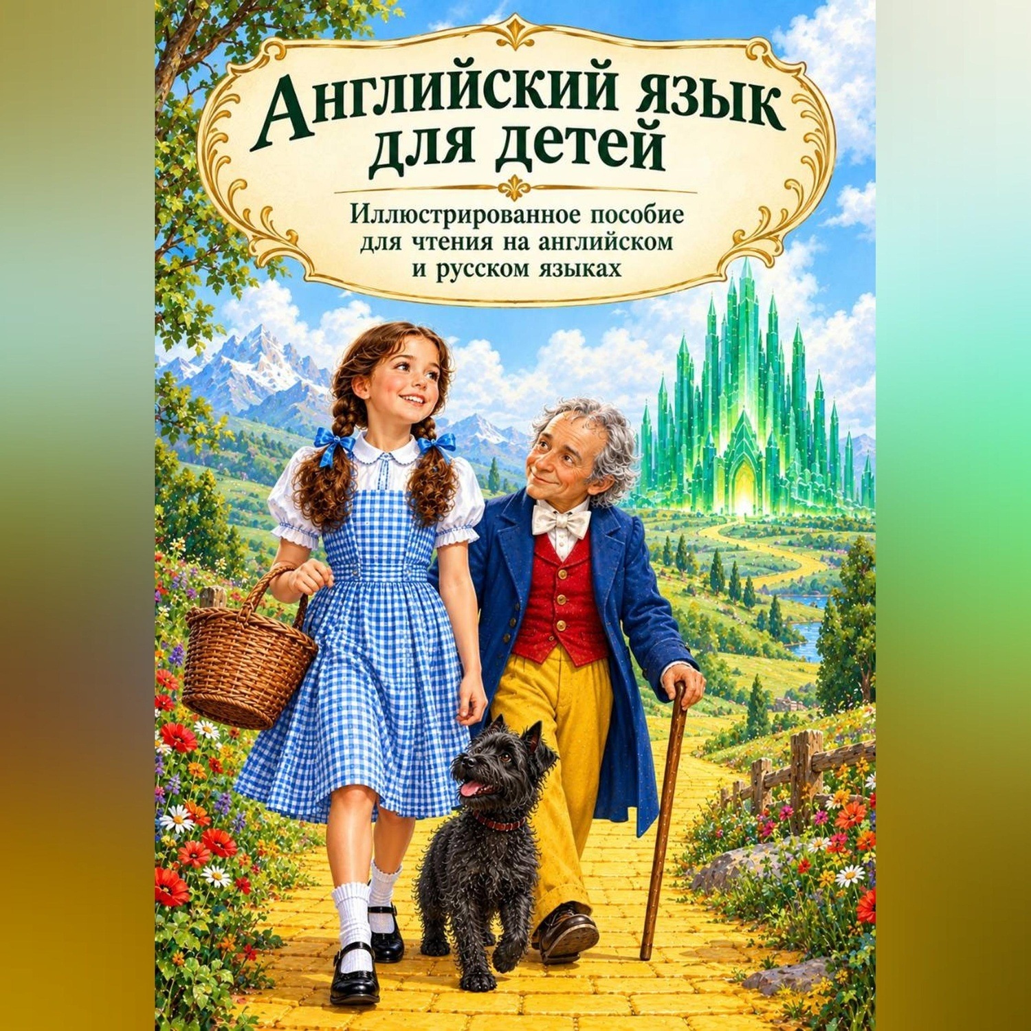 Обложка книги «Английский язык для детей. Иллюстрированное пособие для чтения на английском и русском языках.»