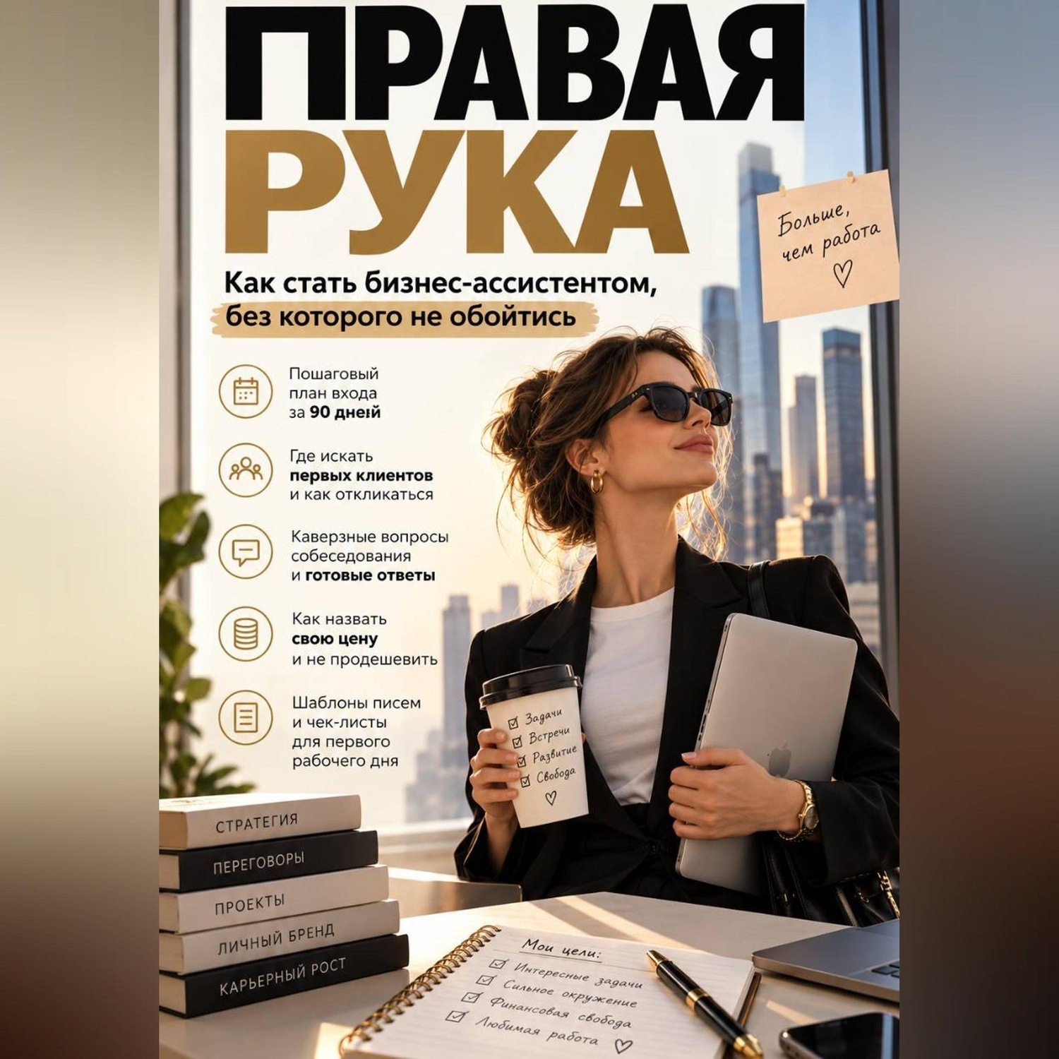 Обложка книги «Правая рука. Как стать бизнес-ассистентом, без которого не обойтись»