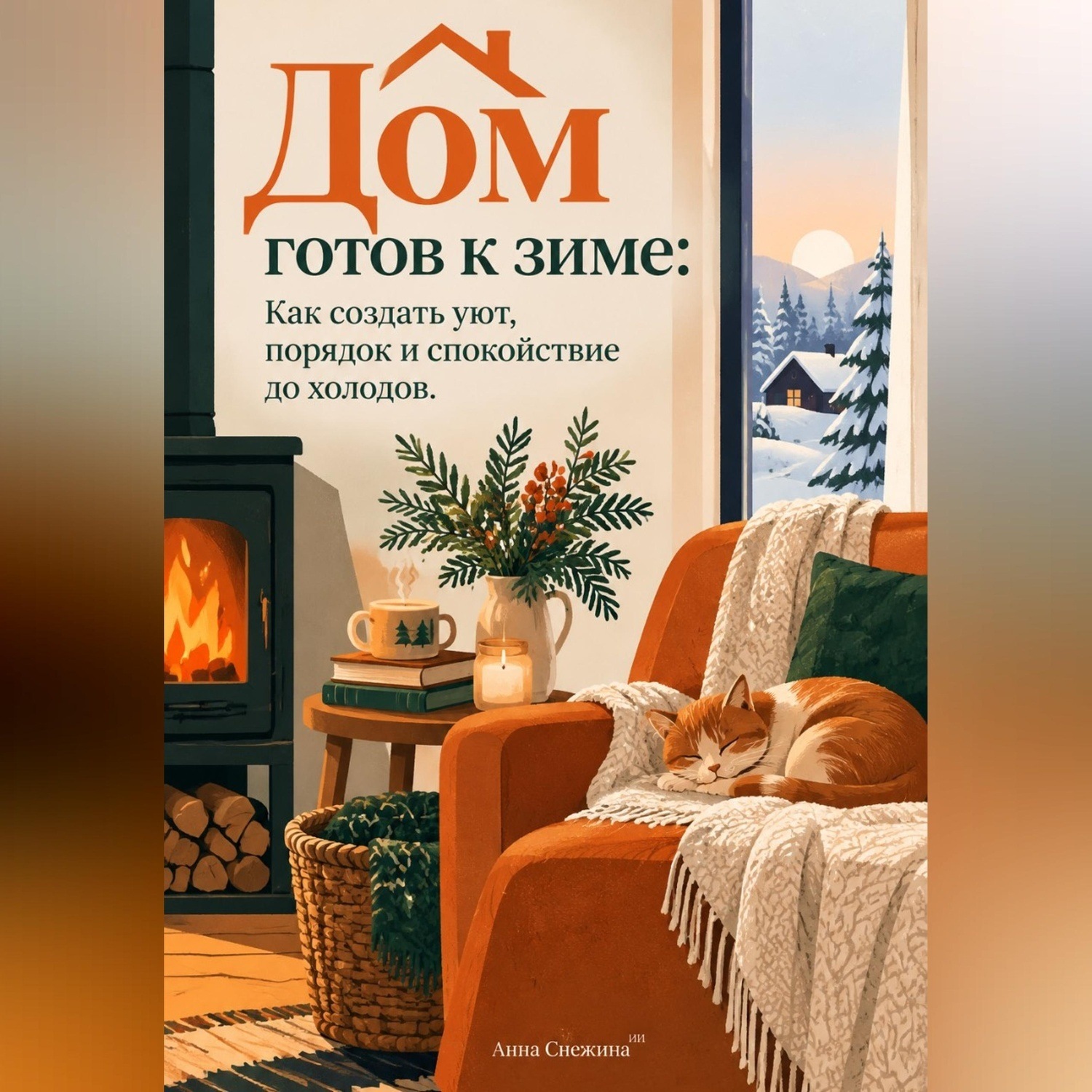 Обложка книги «Дом готов к зиме. Как создать уют, порядок и спокойствие до холодов»