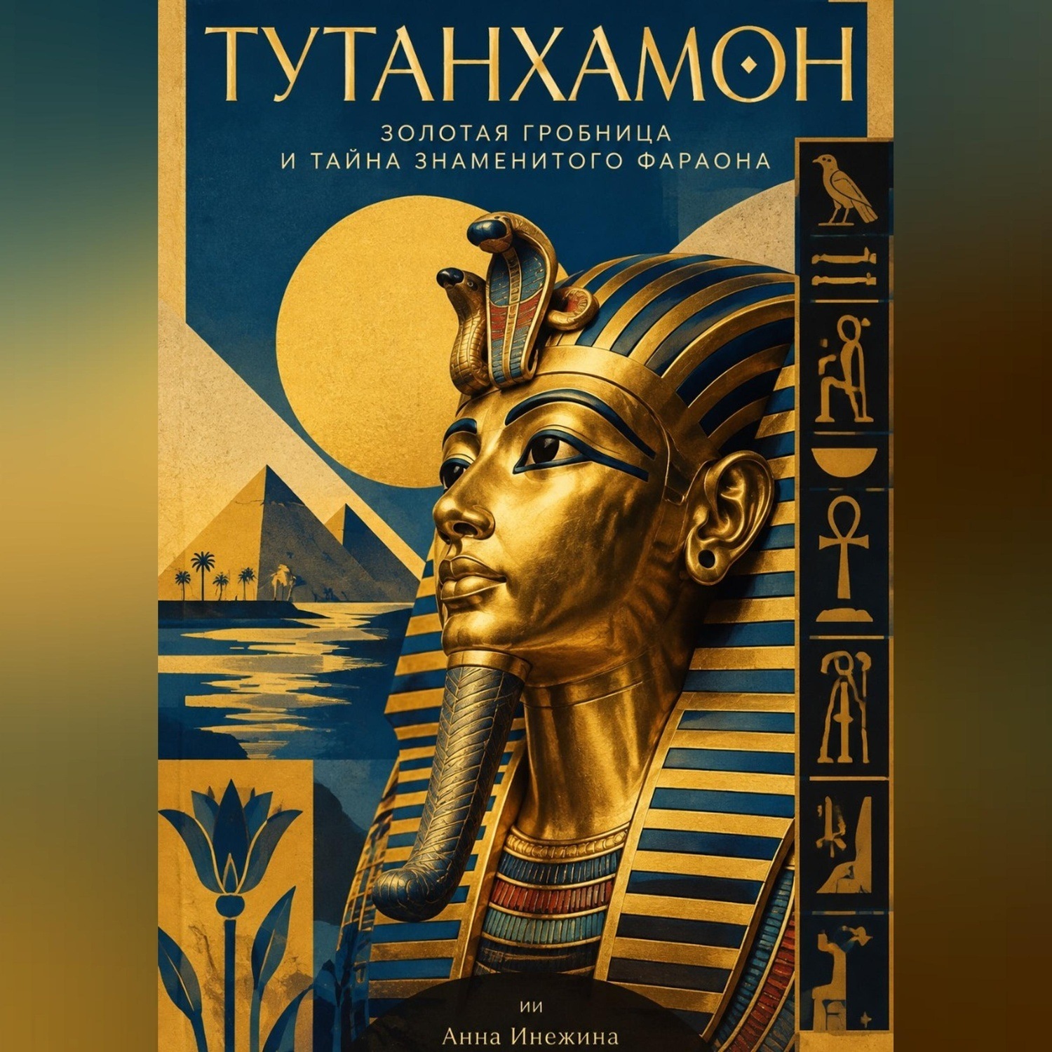 Обложка книги «Тутанхамон: Золотая гробница и тайна знаменитого фараона»