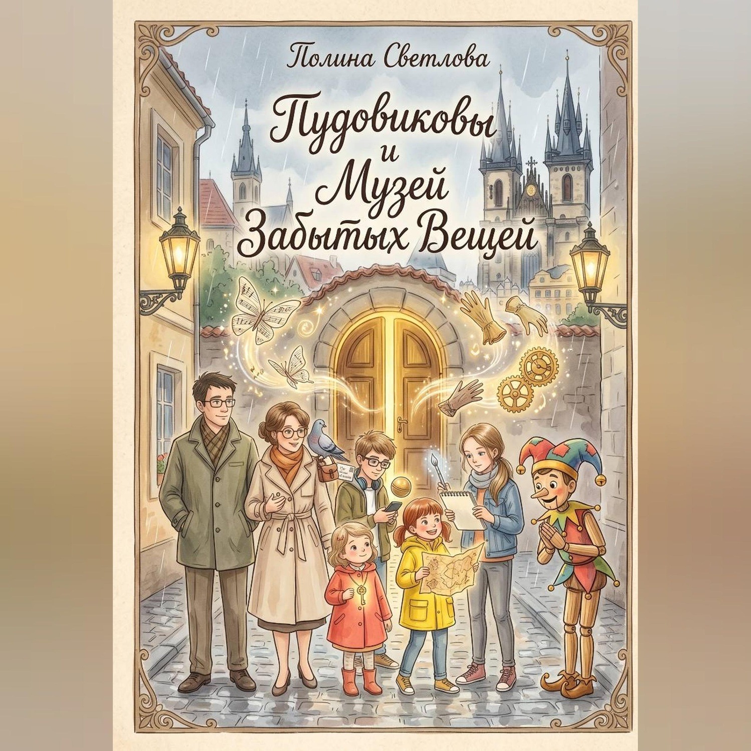 Обложка книги «Пудовико́вы и музей забытых вещей»