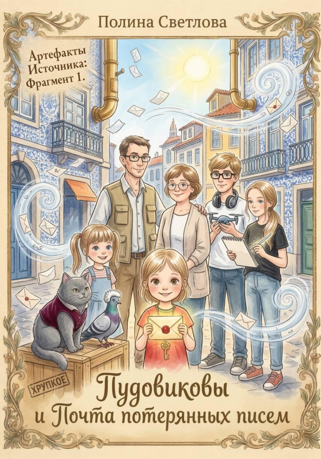 Обложка книги «Пудовиковы и Почта потерянных писем»