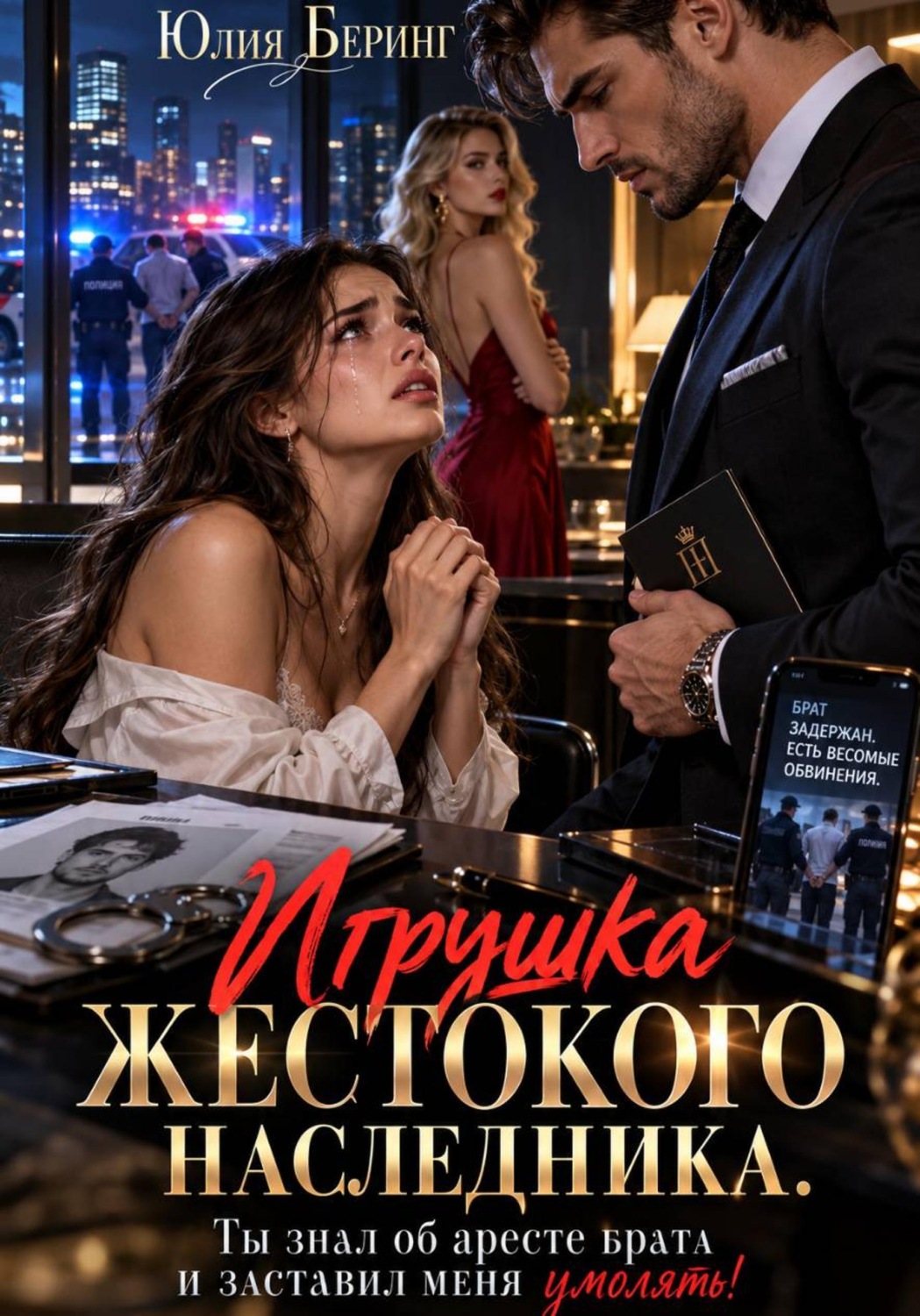 Обложка книги «Игрушка жестокого наследника. Ты знал об аресте брата и заставил меня умолять!»