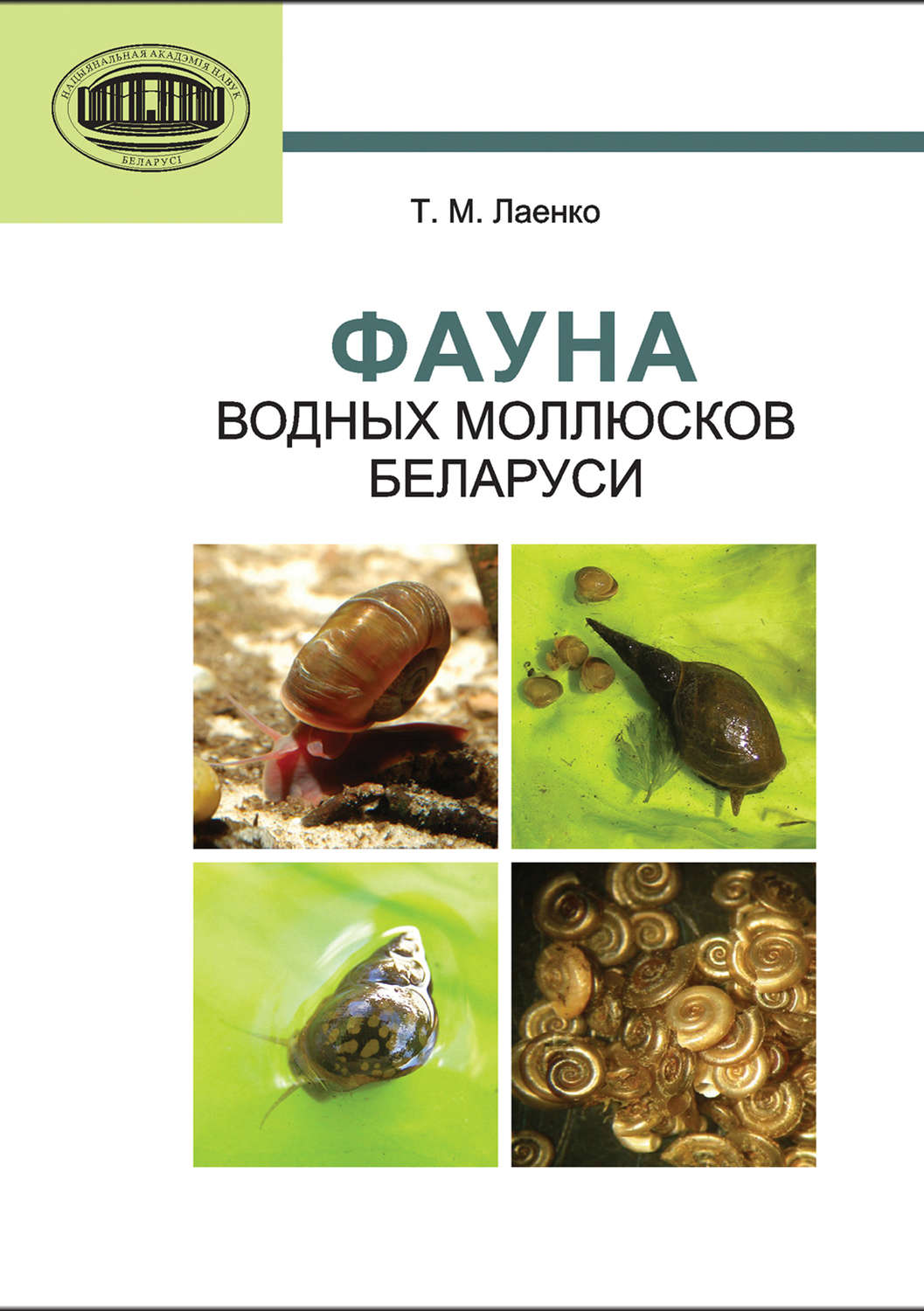 Обложка книги «Фауна водных моллюсков Беларуси»
