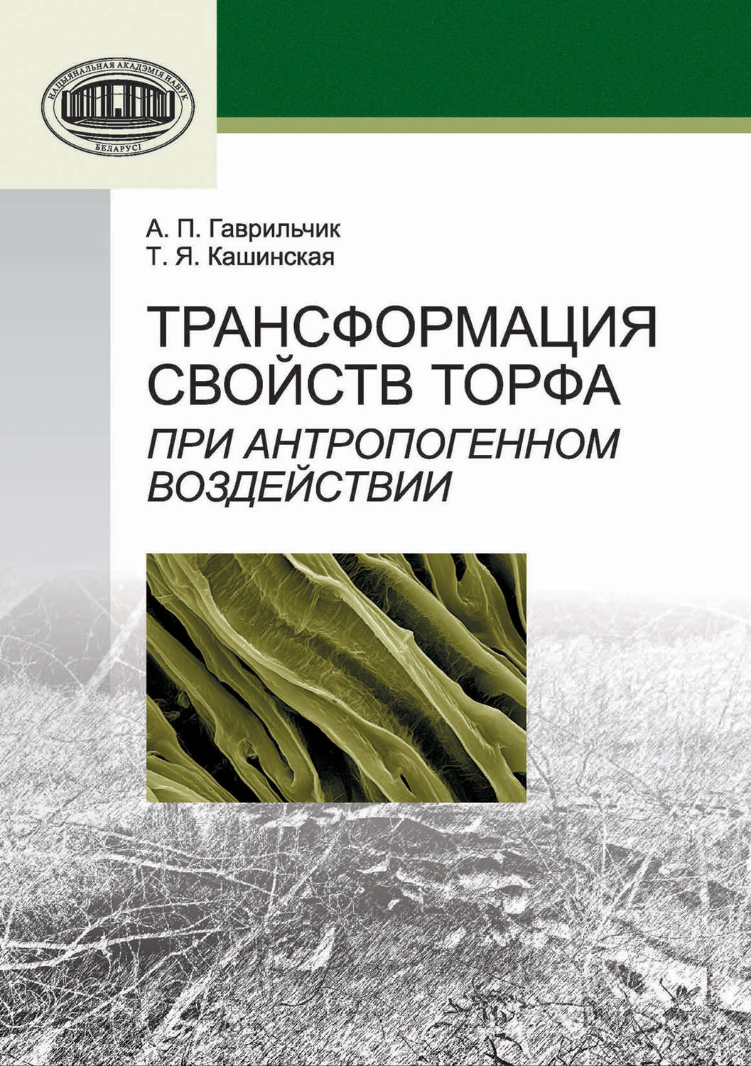 Обложка книги «Трансформация свойств торфа при антропогенном воздействии»