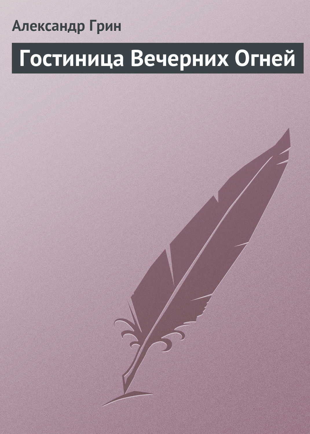 Обложка книги «Гостиница Вечерних Огней»
