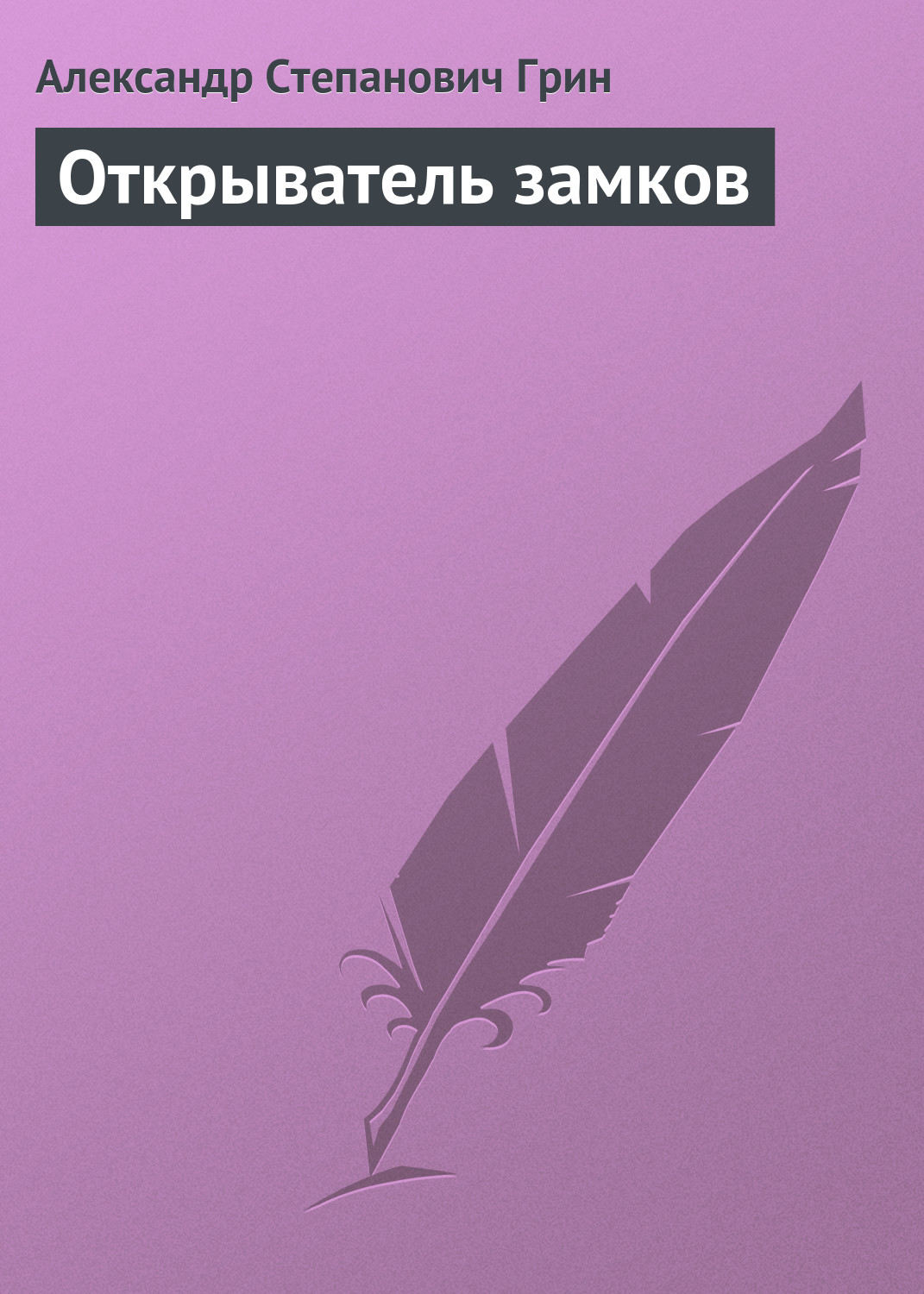 Обложка книги «Открыватель замков»